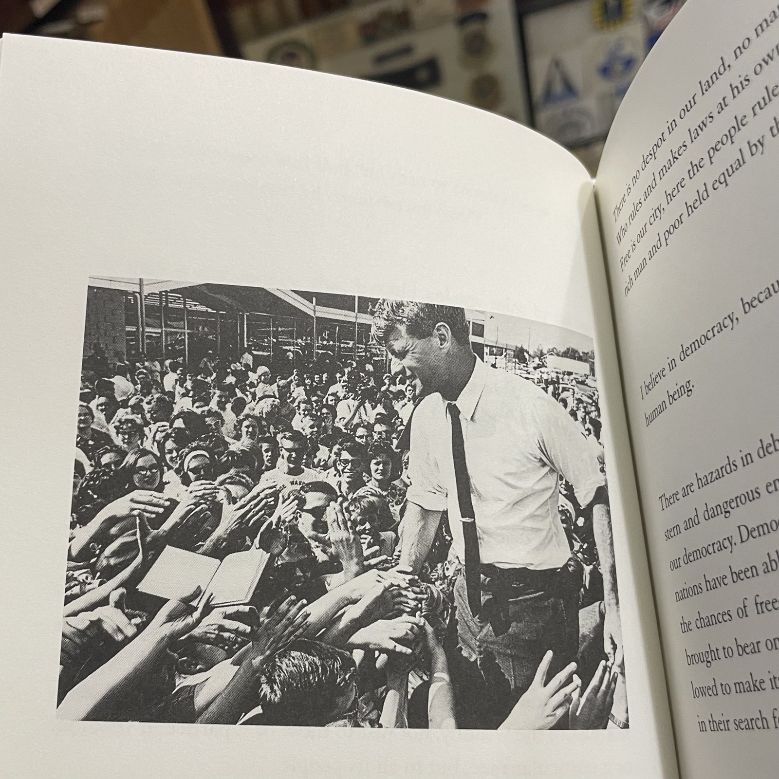 Make Gentle The Life of This World The Vision of Robert F Kennedy Autographed by Ted Kennedy and Maxwell Taylor Kennedy — photograph 9.