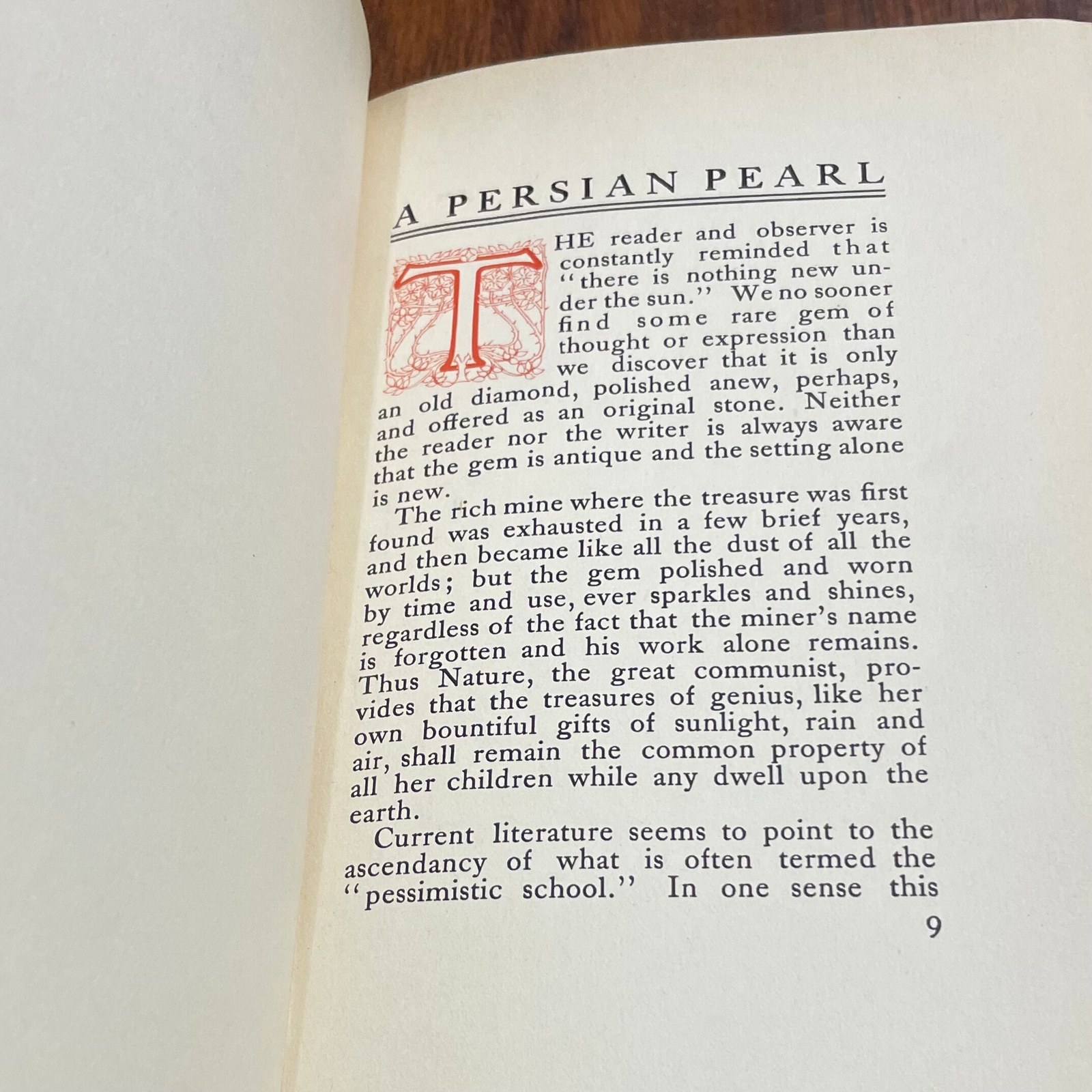 A Persian Pearl and Other Essays. Inscribed by author. — photograph 7.