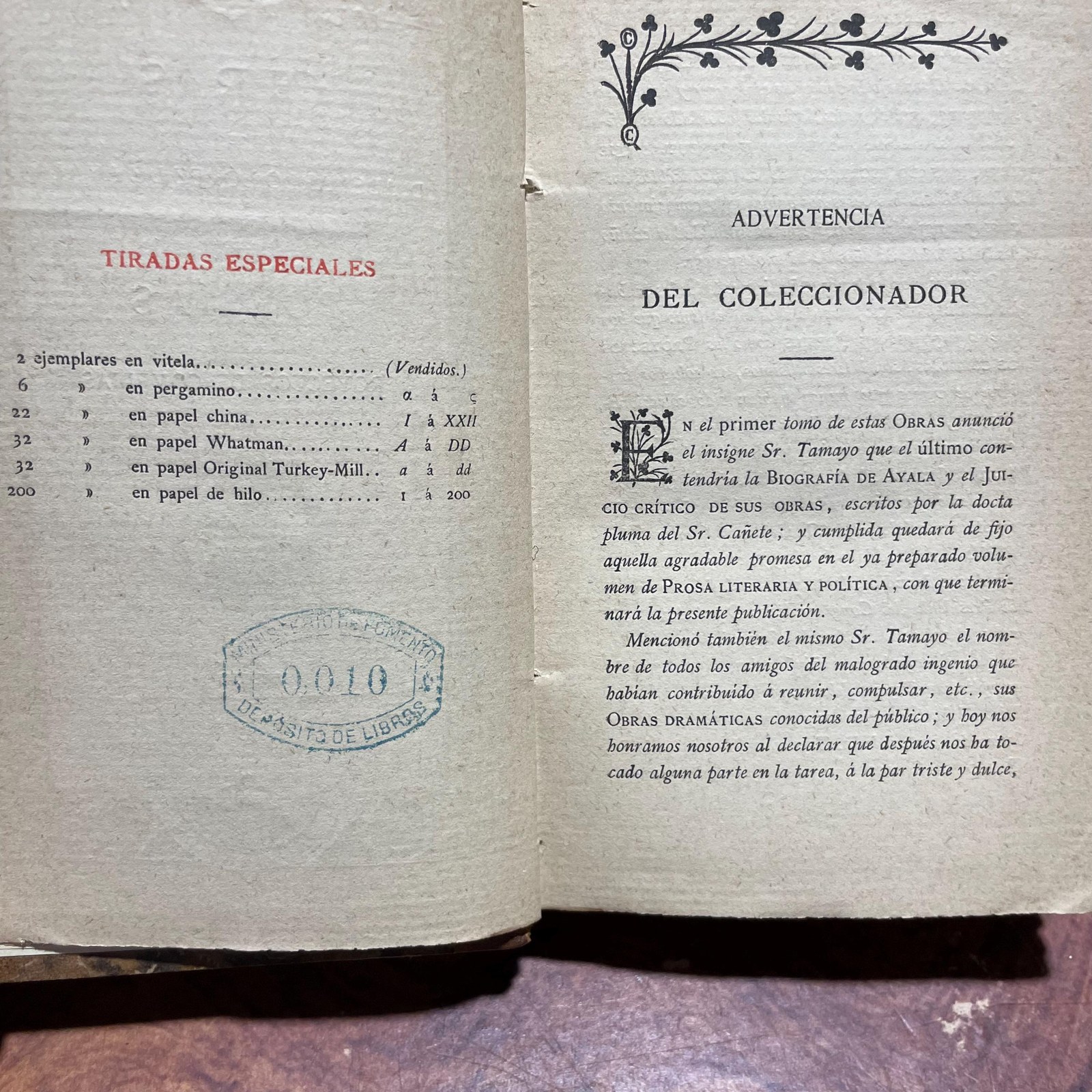 Obras de D. Adelardo Lopez De Ayala. VII Poesias. Proyectos de Comedias. Translated from Spanish: Works by Mr. Adelardo Lopez De Ayala. VII Poems. Comedy Projects. — photograph 10.