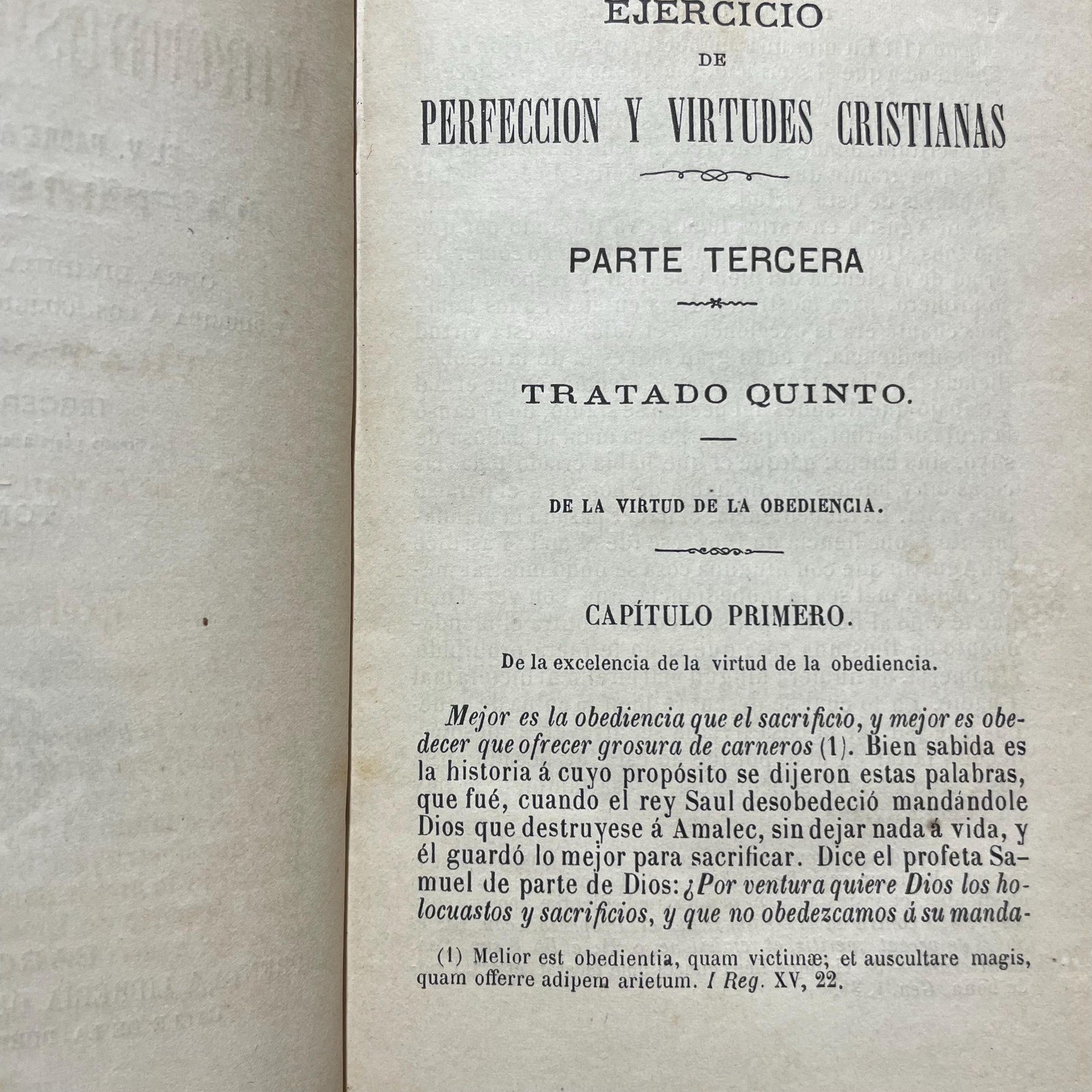 Ejercicio De Perfeccion Y Virtudes Cristianas… Obra Dividida En Tres Partes Y Dirigida A Los Religiosos De La Misma Compania, Tercera Edicion, Tomo VI. Translated from Spanish: Exercise of Perfection and Christian Virtues… Work divided into three parts and addressed to the religious of the same order, third edition, Volume VI. — photograph 7.