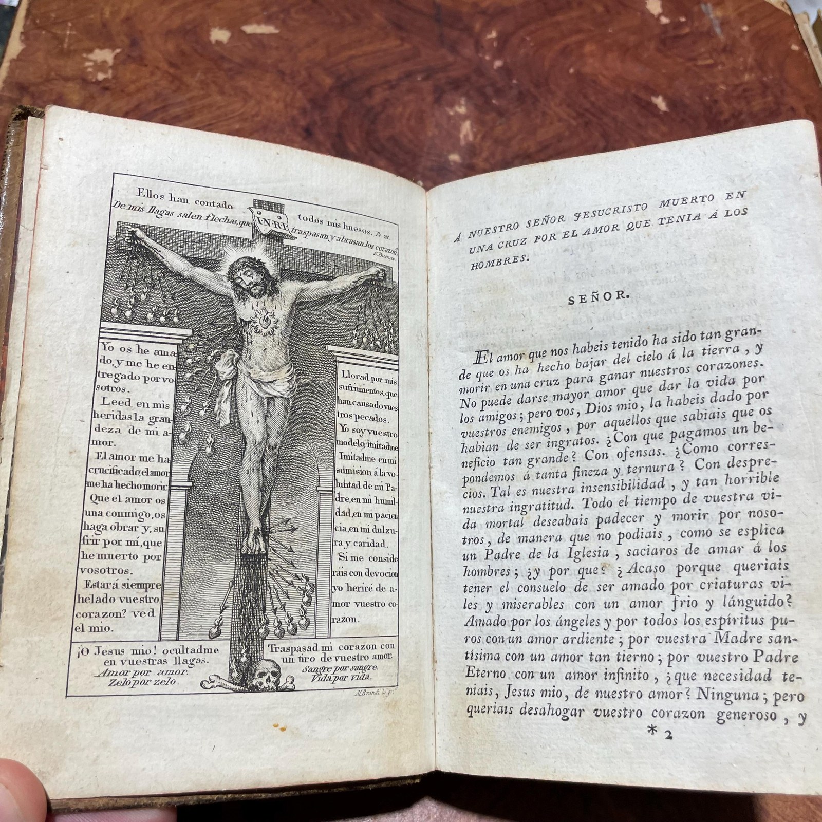 Entretenimientos Del Corzan Devoto Con El Santisimo Corazon De Jesus. Translated from Spanish: Entertainments of the Devout Heart with the Most Sacred Heart of Jesus — photograph 9.