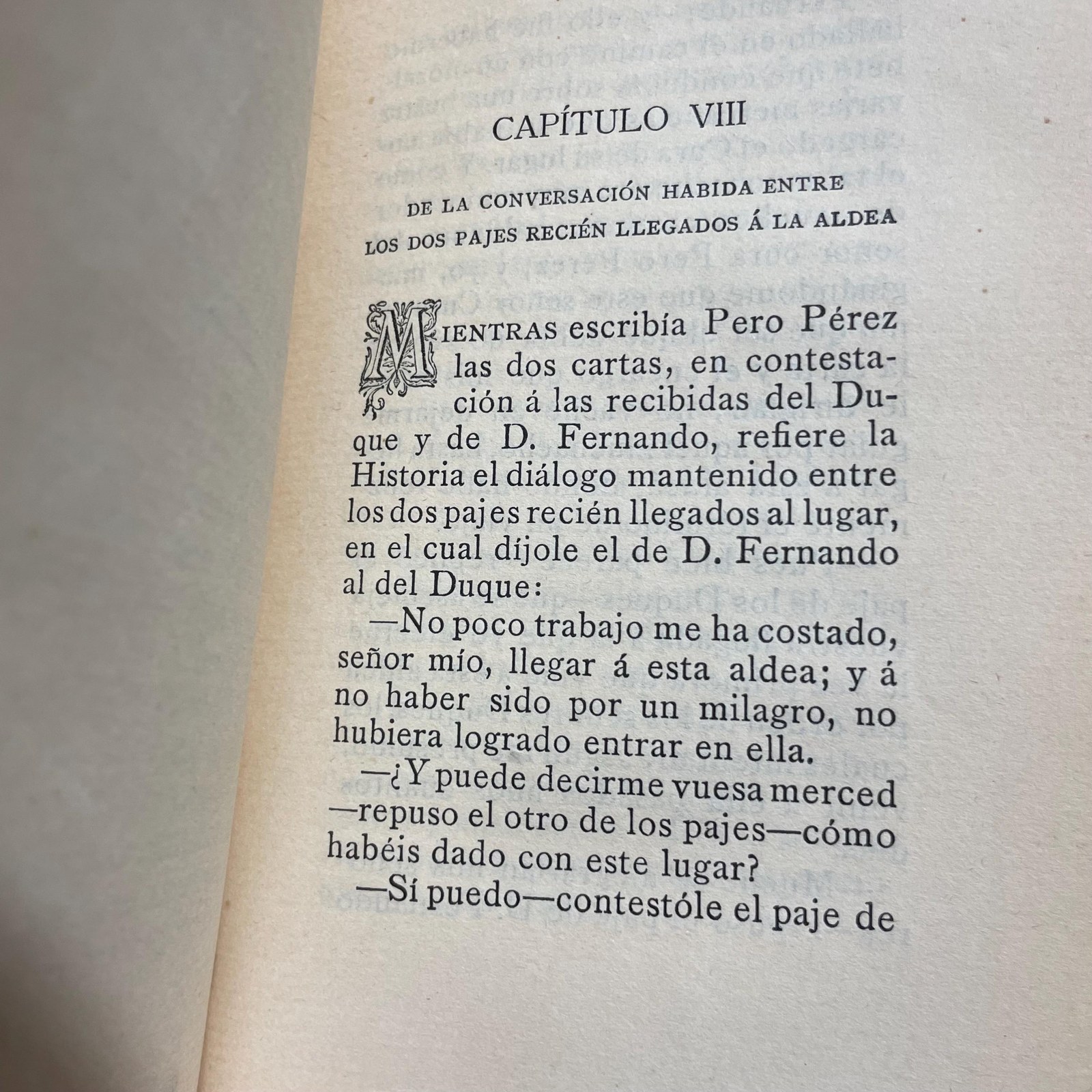 Historia De Varios sucesos Ocurridos En La Aldea Despues De La Muerte Del Ingenioso Hidalgo Don Quijote De La Mancha por Jose Abaurre Y Mesa. Tomo I. Translated from Spanish: History of Various Events Occurred in the Village After the Death of the Ingenious Gentleman Don Quixote of La Mancha by José Abaurre y Mesa. Volume I — photograph 6.
