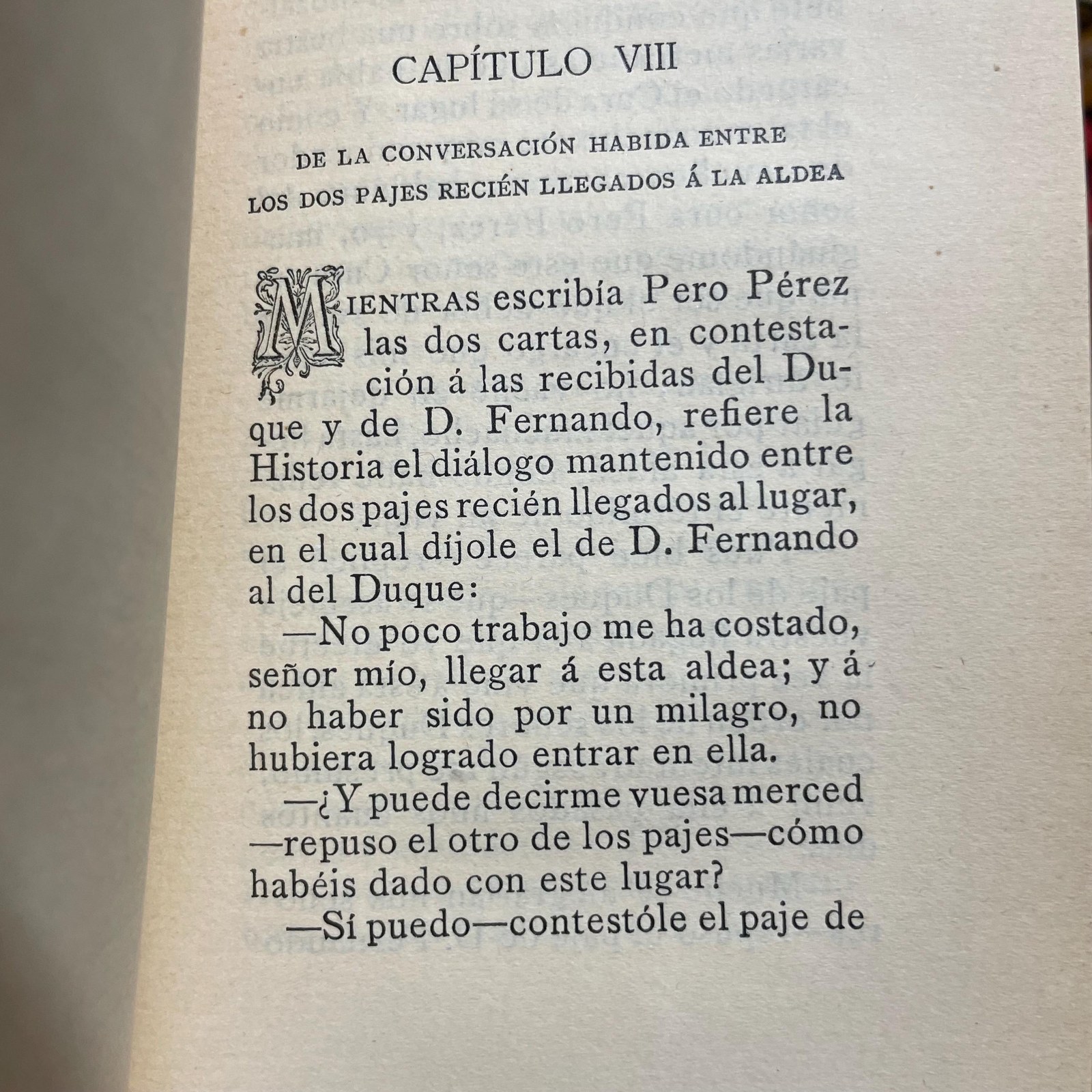 Historia De Varios sucesos Ocurridos En La Aldea Despues De La Muerte Del Ingenioso Hidalgo Don Quijote De La Mancha por Jose Abaurre Y Mesa. Tomo I. Translated from Spanish: History of Various Events Occurred in the Village After the Death of the Ingenious Gentleman Don Quixote of La Mancha by José Abaurre y Mesa. Volume I — photograph 8.