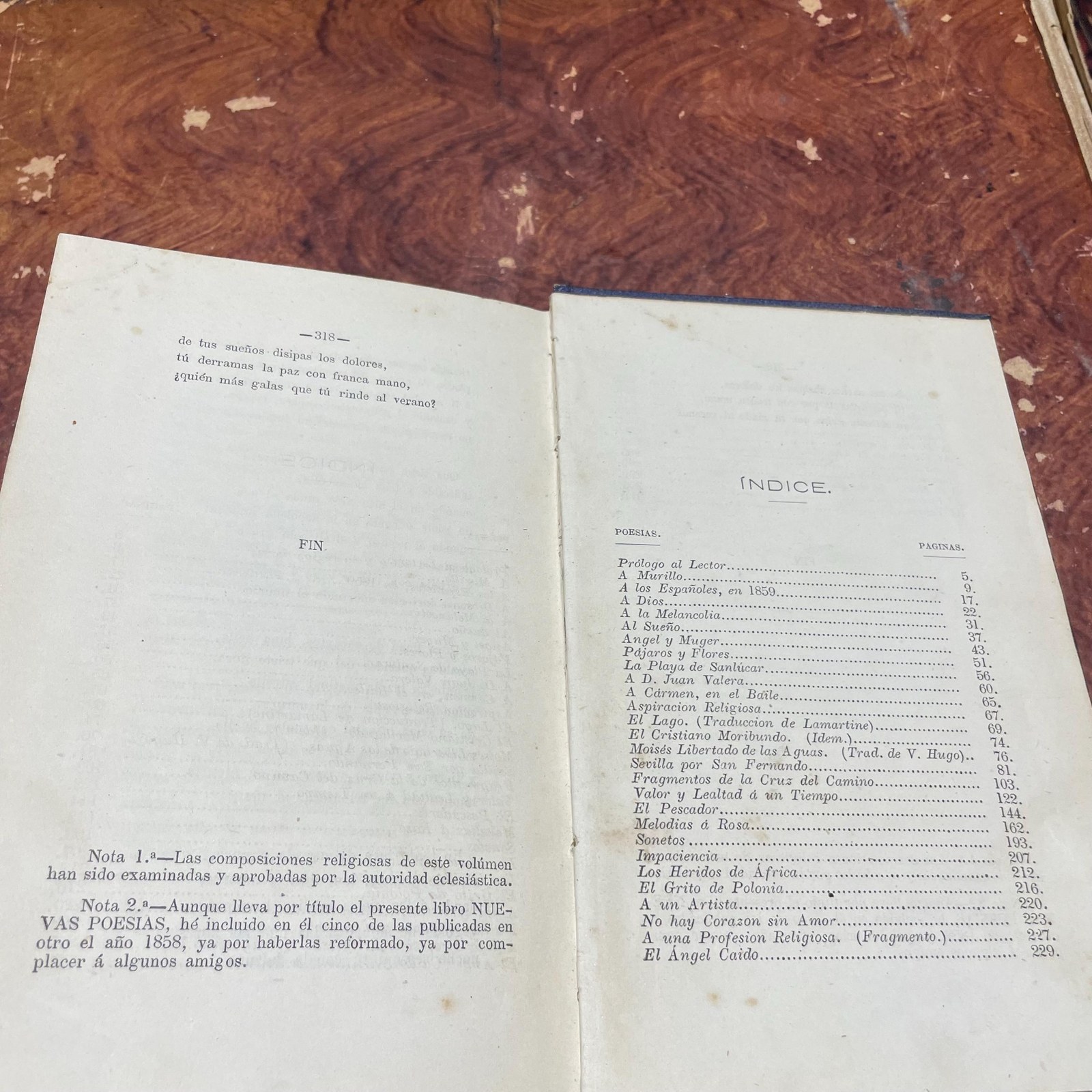 Nuevas Poesias de Narciso Campillo. Catedratico Por Oposicion De Retorica Y Poetica Y AA. Clasicos Del Instituto De Cadiz. Translated from Spanish: New Poems by Narciso Campillo. Professor of Rhetoric and Poetics and Classical Authors at the Institute of Cádiz. — photograph 10.