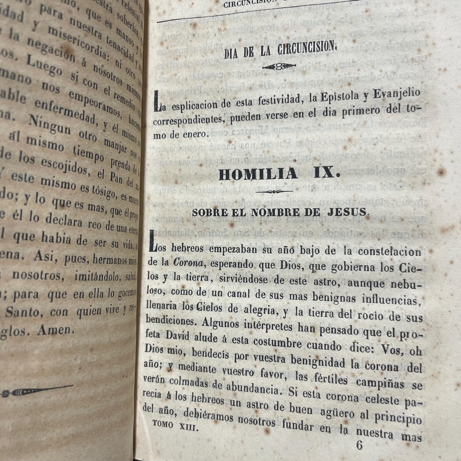 Ano Cristiano Y Fastos del Cristianismo. Glorias, martirios, peregrinaciones, padecimientos, vida, virtudes y milagros de todos los santos del ano que celebra la Iglesia, con todas las dominieas, epistolas y evanjelios de cada dia. Formado Segun El P. Croisset Y Demas Celebres Espositores Sagrados. Recopilado Por Una Sociedad Relijiosa. Tranlated from Spanish: Christian Year and Annals of Christianity. Glories, Martyrdoms, Pilgrimages, Sufferings, Lives, Virtues, and Miracles of All the Saints of the Year Celebrated by the Church, with All the Sundays, Epistles, and Gospels of Each Day. Compiled According to P. Croisset and Other Celebrated Sacred Expositors. Compiled by a Religious Society. — photograph 8.