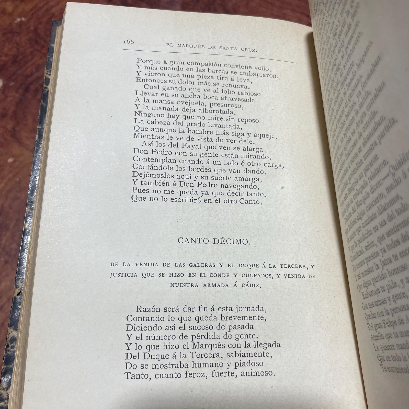Coronas Epicas En Loor De D. Alvaro de Bazan, Marques de Santa Cruz. Los Poemas De Gasper Garcia De Alarcon Y Baltasar Del Hierro, Reimpresos Y Anotados Por D. Eduardo De Navascues. Translated from Spanish: Epic Crowns in Praise of D. Álvaro de Bazán, Marquis of Santa Cruz. The Poems of Gaspar García de Alarcón and Baltasar del Hierro, Reprinted and Annotated by D. Eduardo de Navasqüés. — photograph 9.