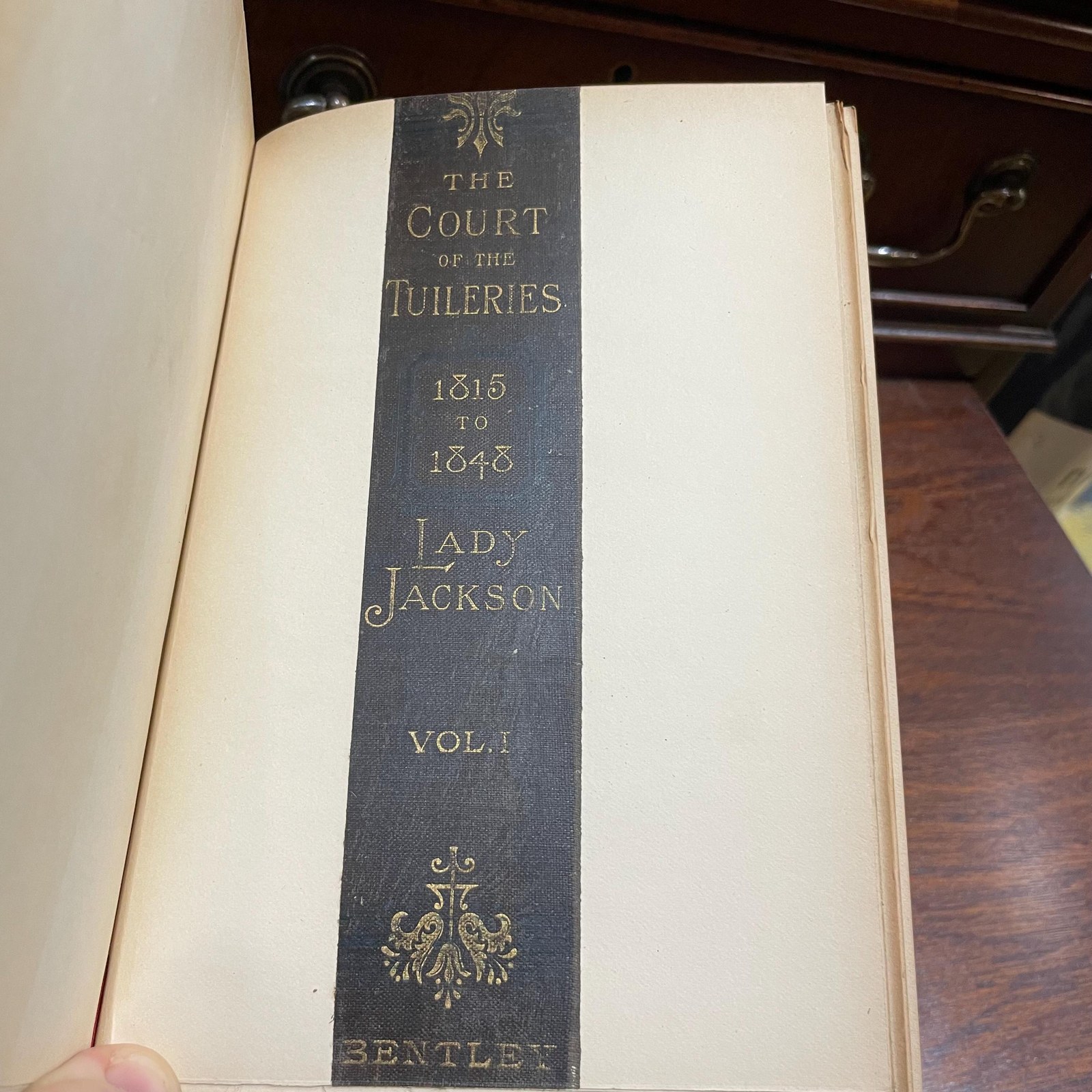 The Court of The Tuileries From the Restoration to The Flight of Louis Philippe… In Two Volumes. (Riviere Binding) — photograph 10.