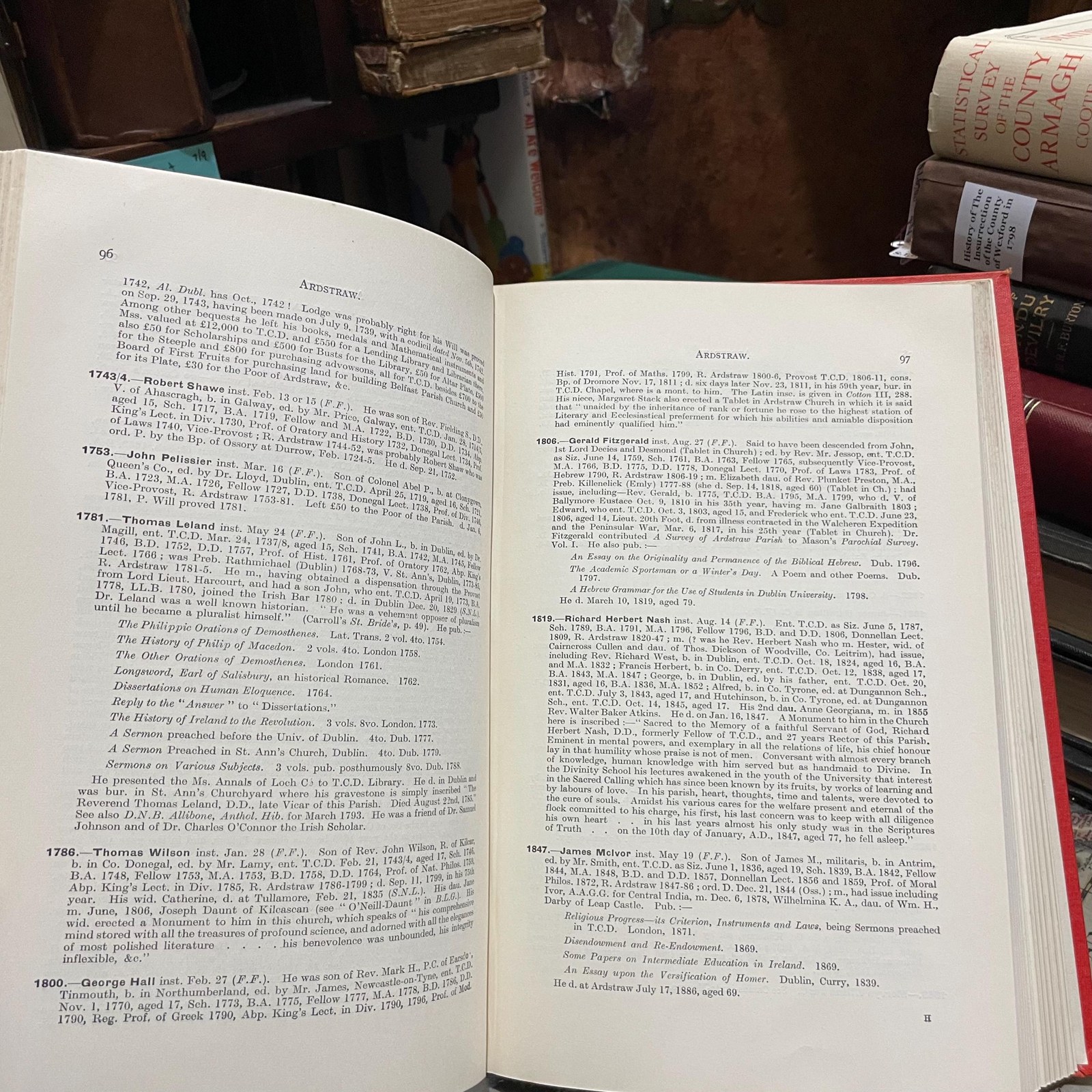 Derry Clergy and Parishes, Being an Account of the Clergy of The Church of Ireland in the Diocese of Derry, from the Earliest Period, with Historical Notices of the Several Parishes, Churches, Etc. — photograph 10.