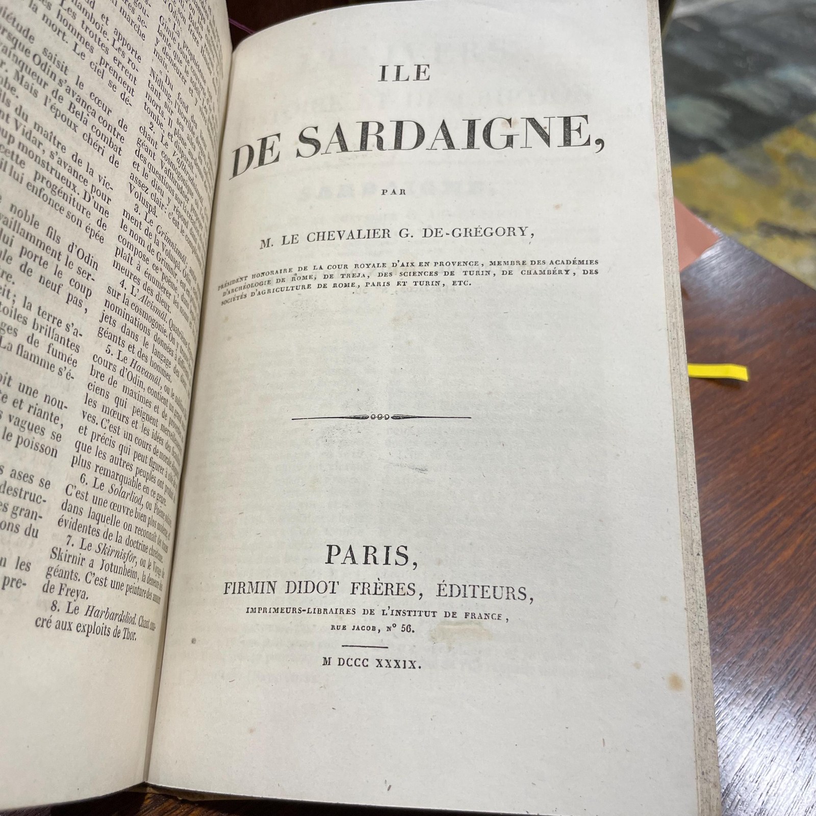 Histoire Et Description De Iles De L'Ocean. ---AND -- L'Univers, ou Histoire Et Description De Tous Les Peuples, De Leurs Religions, Moeurs, Coutumes, Etc.. Iles Madagascar, Bourbon et Maurice, Par M. Victor Charlier & Regions Circompolaires, Par M. Frederic LaCroix ---AND--- Ile De Sardaigne par M. Le Cevalier G. De-Gregory. ---AND--- L'Univers, ou Histoire Et Description De Tous Les Peuples, De Leurs Religions, Moeurs, Coutumes, Etc. Alger, Par M.P. Rozet. Translated from French: History and Description of the Islands of the Ocean ---AND--- The Universe, or History and Description of All Peoples, Their Religions, Customs, Habits, etc.---AND--- Islands of Madagascar, Bourbon, and Mauritius, by Mr. Victor Charlier & Circumpolar Regions, by Mr. Frederic LaCroix ---AND---Island of Sardinia by Mr. Chevalier G. De-Gregory---AND--- The Universe, or History and Description of All Peoples, Their Religions, Customs, Habits, etc. Algiers, by Mr. P. Rozet — photograph 5.