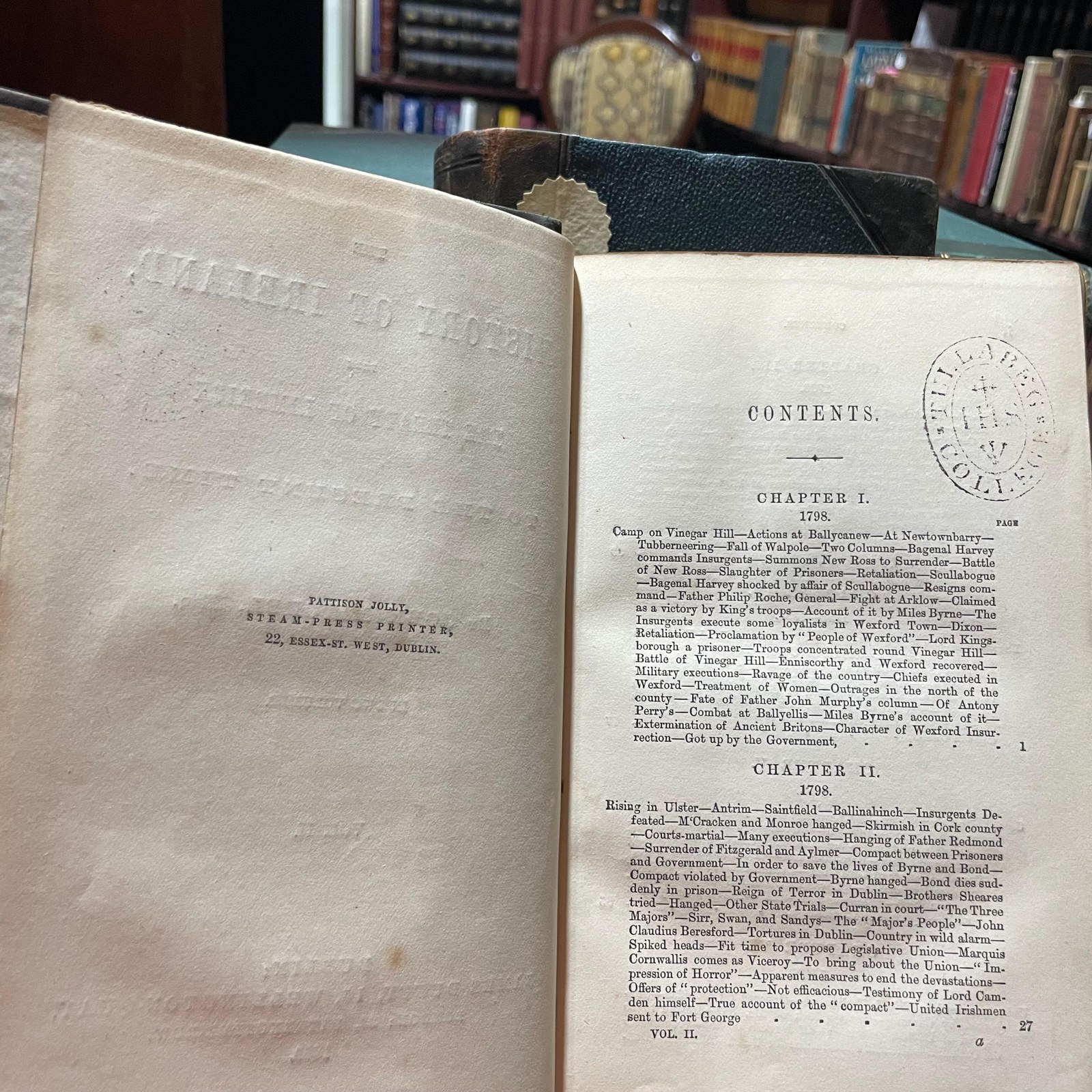 The History of Ireland, From the Treaty of Limerick to the Present Time. In Two Volumes. — photograph 4.