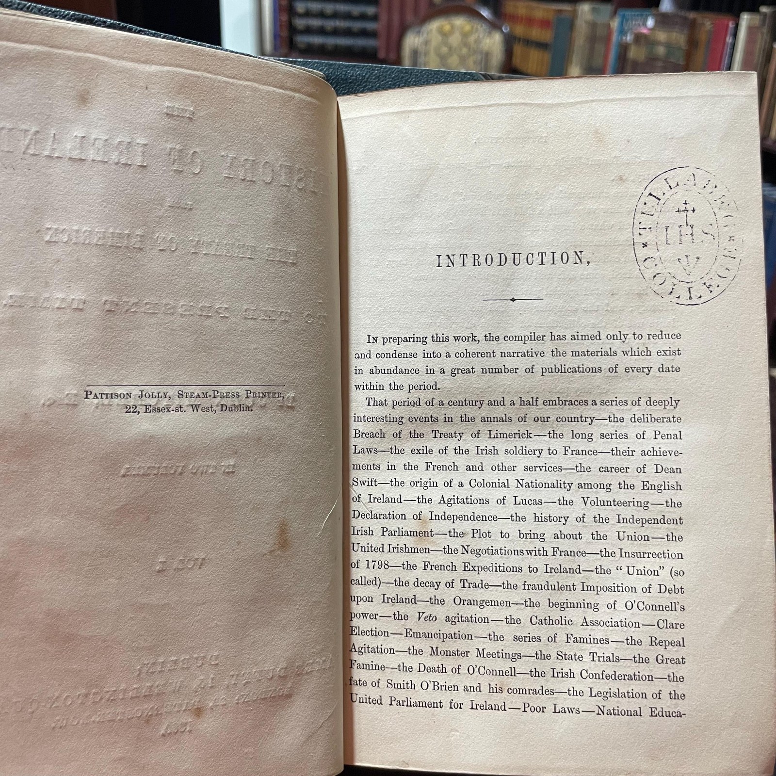 The History of Ireland, From the Treaty of Limerick to the Present Time. In Two Volumes. — photograph 8.