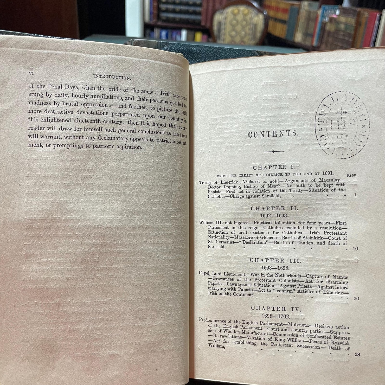 The History of Ireland, From the Treaty of Limerick to the Present Time. In Two Volumes. — photograph 9.