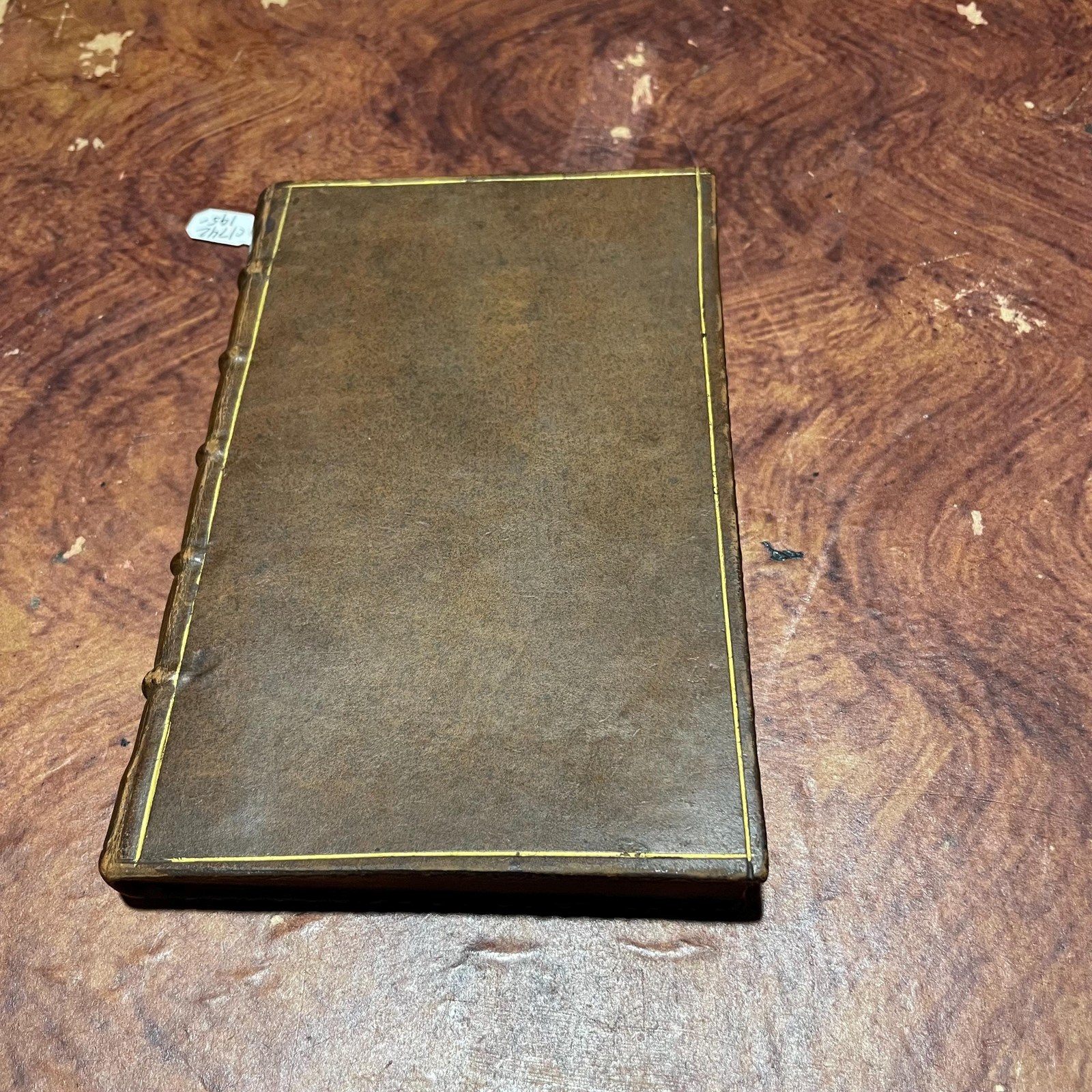 The Gentleman and Citizen's Almanack (By John Watson, Bookseller) For the Year of Our Lord, 1742. Being the Second after Leap-Year. And the Fifteenth Year of King Geo.II. Reign, till 11 june. Containing, The day of The Year and Month; The Week-Days nm=amed at Large; The Sun's Rising and Setting; The Moon's Age and Changes; The New Stile; A Table of Equation; The Time of Hig Water at Dublin-bar; the Times of Having the Lamps Light up in the City of Dublin; and The length of Twilight. Together with a new Sleaing Table, and Several other Tables, Renewed, Improved, or Continued. Likewaise, the Marriages and Deaths of The Princes of Europe. Also, the names of the Lord Lieutenantm Privy Council, The Lords and Commons of Parliment, (Printed by Authority,) The Judges, The Dublin Society, and several other Persons in Places of High Truct and Office in tis Kingdom, both Civil and Military: With the Prraemiums of The Dublin Society. To which are added, The Roads and Fairs of ireland. And a Table of Noted Places, referring to their several Post-Towns, considerably enlarged and made easier. The Whole Corrected at the Proper Offices, and more particularly referr'd to in the Contents. N.B. The Names of the Several Officers of the Four Courts are Printed here by the Leave of The Lord Chancellor and Judges. — photograph 4.