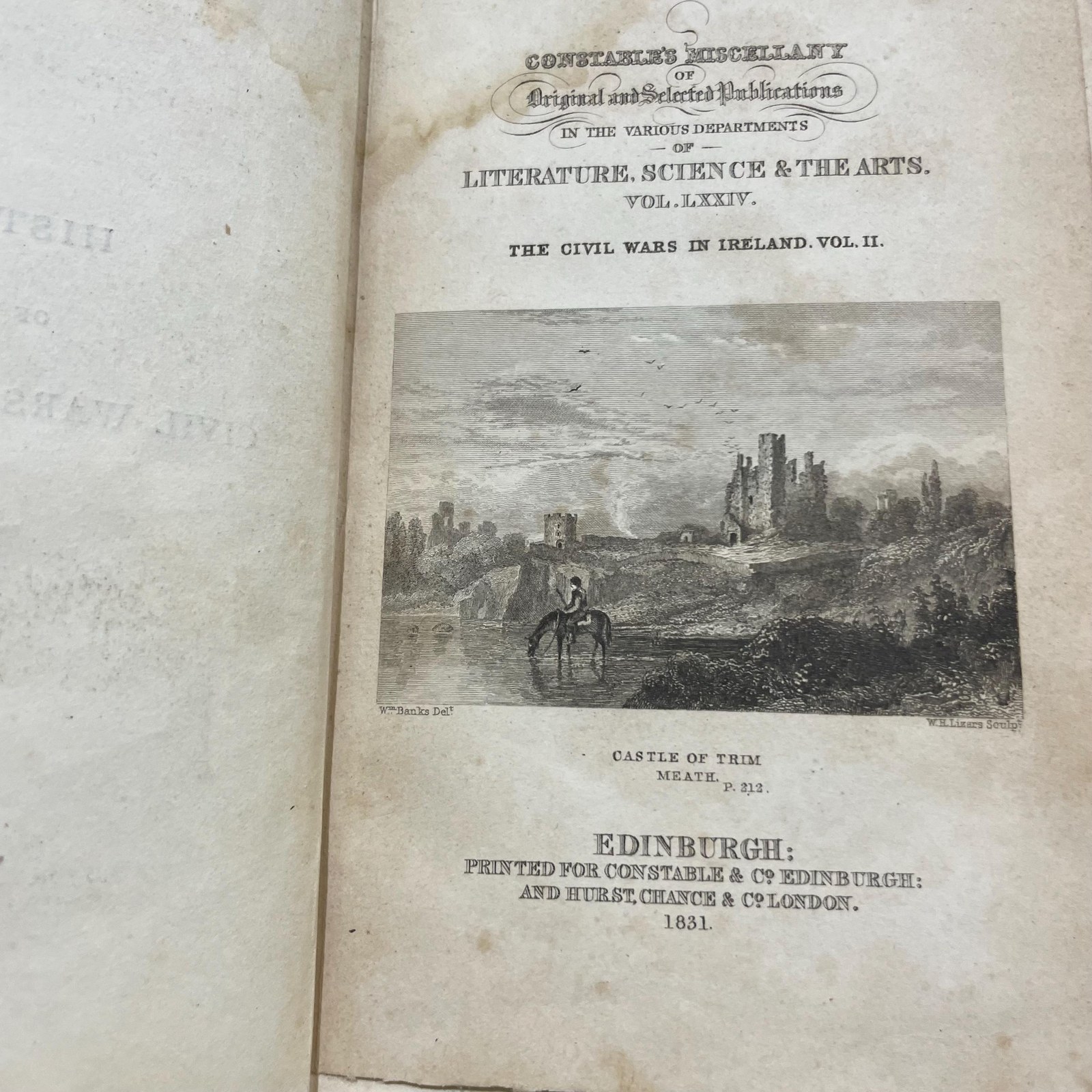History of The Civil Wars of Ireland, From the Anglo-Norman Invasion, till The Union of The Country With Great Britain. In Two Volumes. — photograph 4.