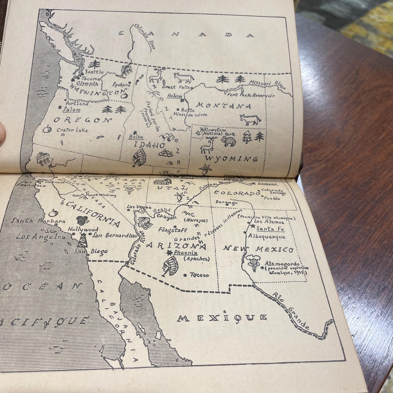 Les Quarante-Huit Ameriques Avec 4 cartes dans le texte. Translated from French: The Forty-Eight Americas With 4 maps in the text — photograph 8.