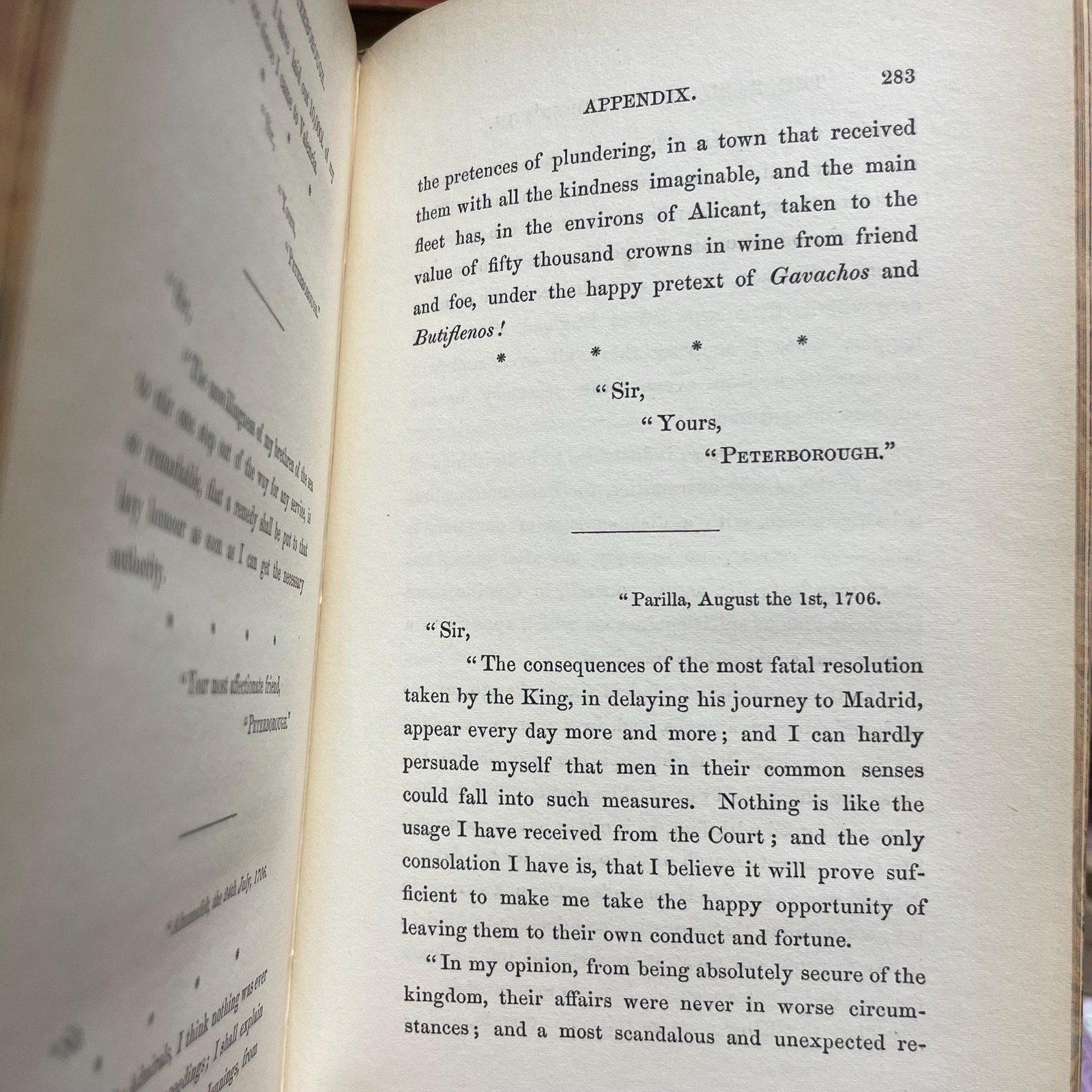 A Memoir of Charles Mordaunt Earl of Peterborough and Monmouth: With Selections From His Correspondence. In Two Volumes. — photograph 10.