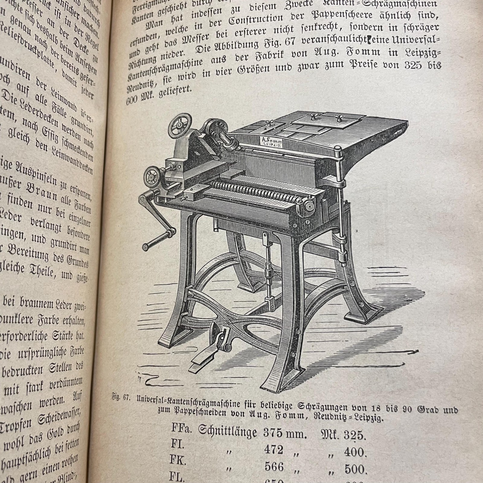 L. BRADE'S ILLUSTRIERTES BUCHBINDERBUCH… Translated from German: L. Brade's Illustrated Binding Book — photograph 10.