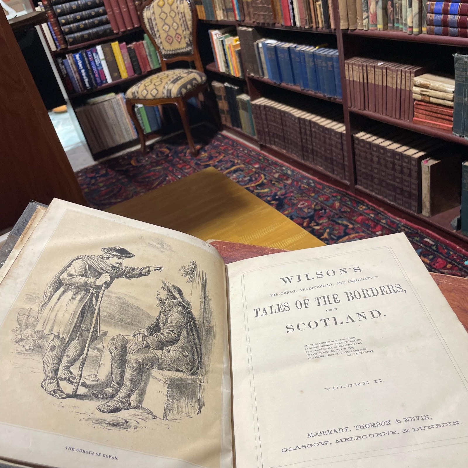 Wilson's Historical, Traditionary, and Imaginative Tales of the Borders, and of Scotland. 2 of 3 volumes (lacking #3) — photograph 5.