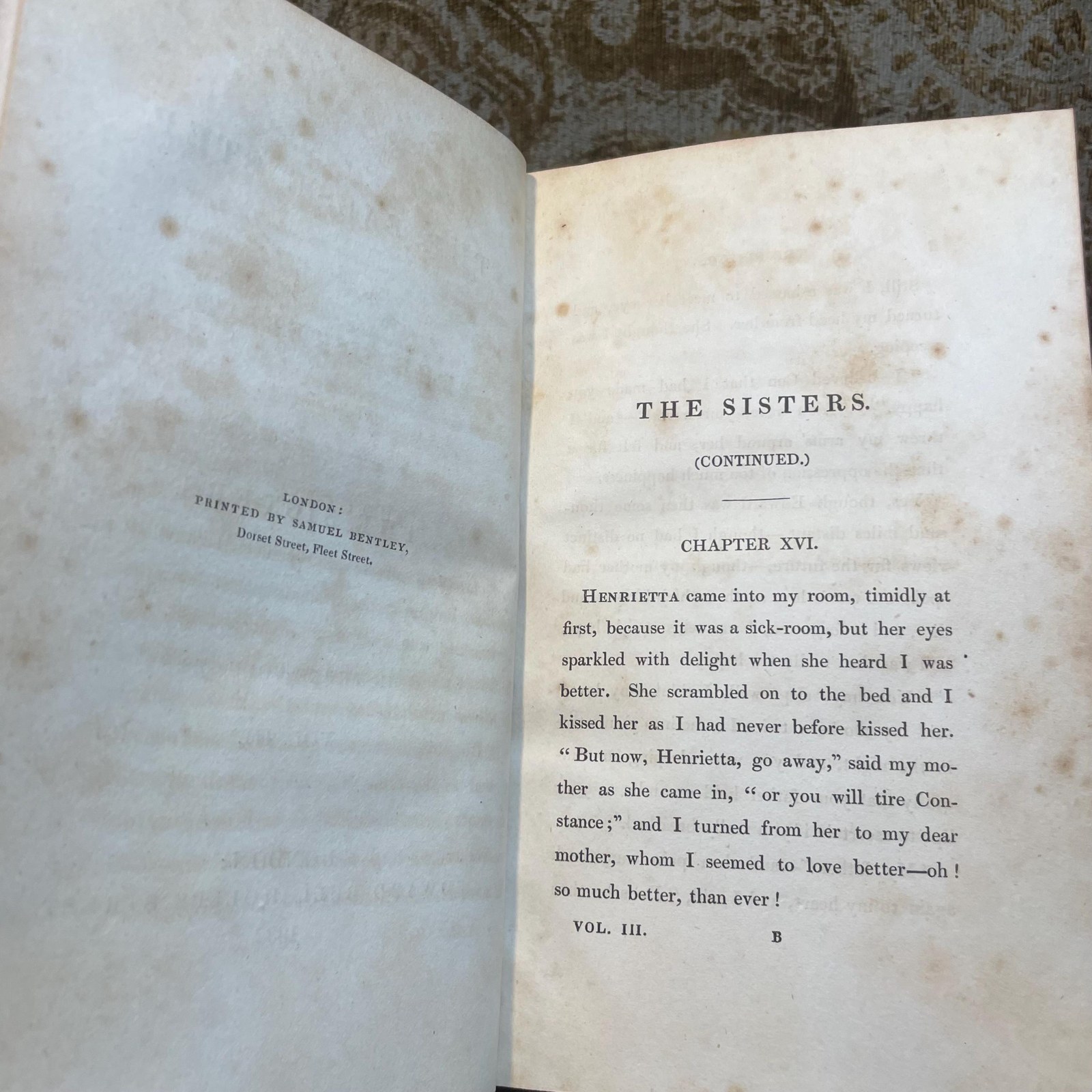 The False Step. And The Sisters. In Three Volumes (2 of 3, lacking Vol.I) — photograph 5.