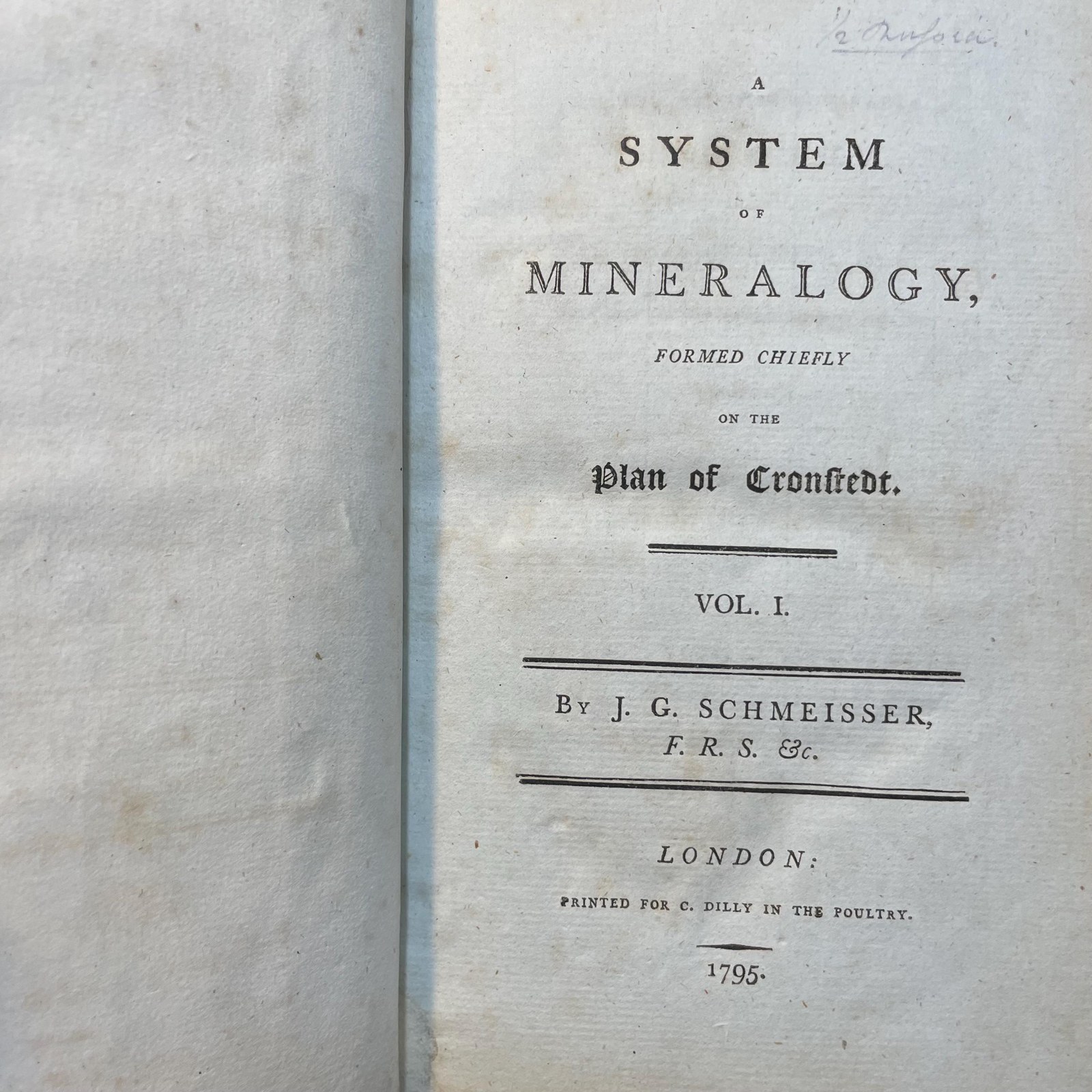 A System of Mineralogy, Formed Chiefly on The Plan of Cronstedt — photograph 5.