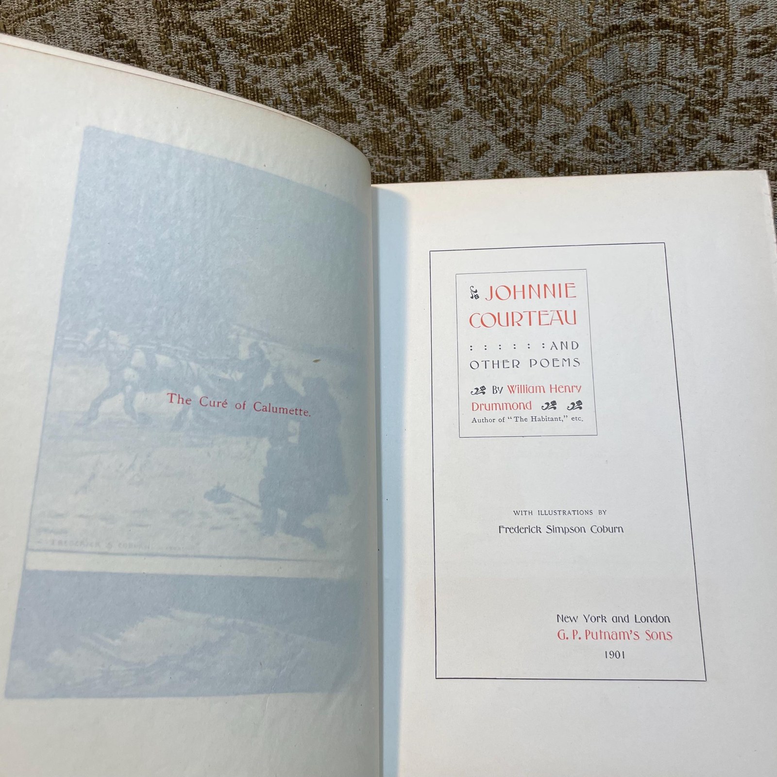 Johnnie Courteau, and Other Poems. With Illustrations by Frederick Simpson Coburn — photograph 5.