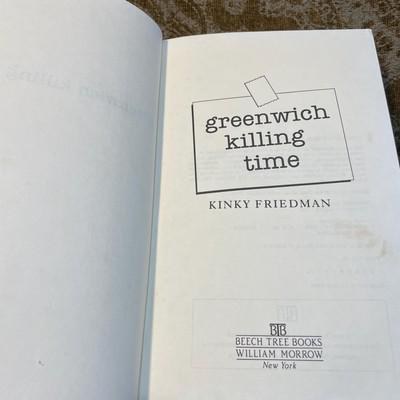 Greenwich Killing Time. Signed by author and Christopher Reeve (Superman) — photograph 4.