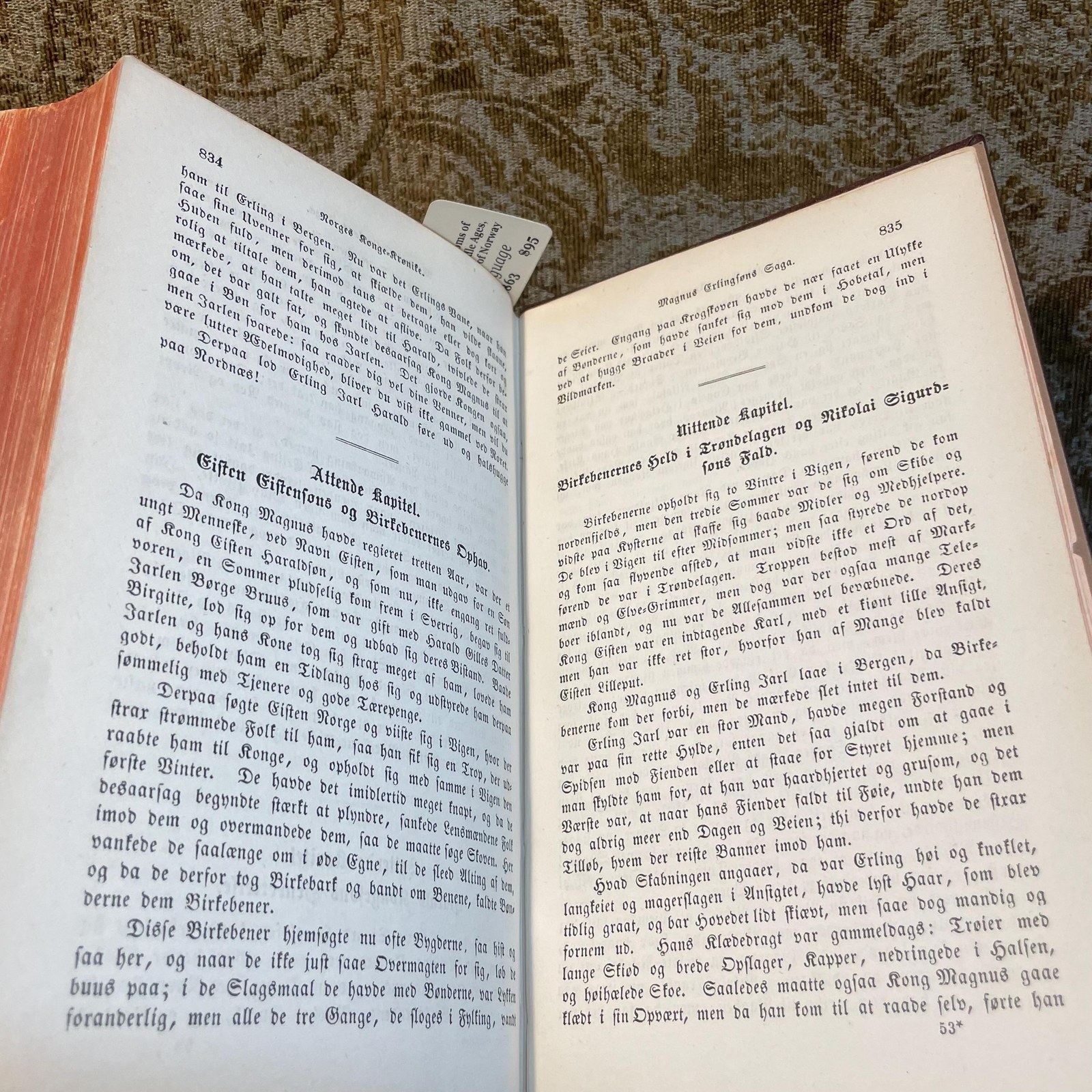 Translated from Danish: Chronicles of the Kingdoms of the North from the Middle Ages, Translated by Nik. Fred. Sev. Grundtvig. Second Volume. Snorri: The Chronicle of Norway. Chronicle of the Kings of Norway by Snorre Sturluson, — photograph 10.