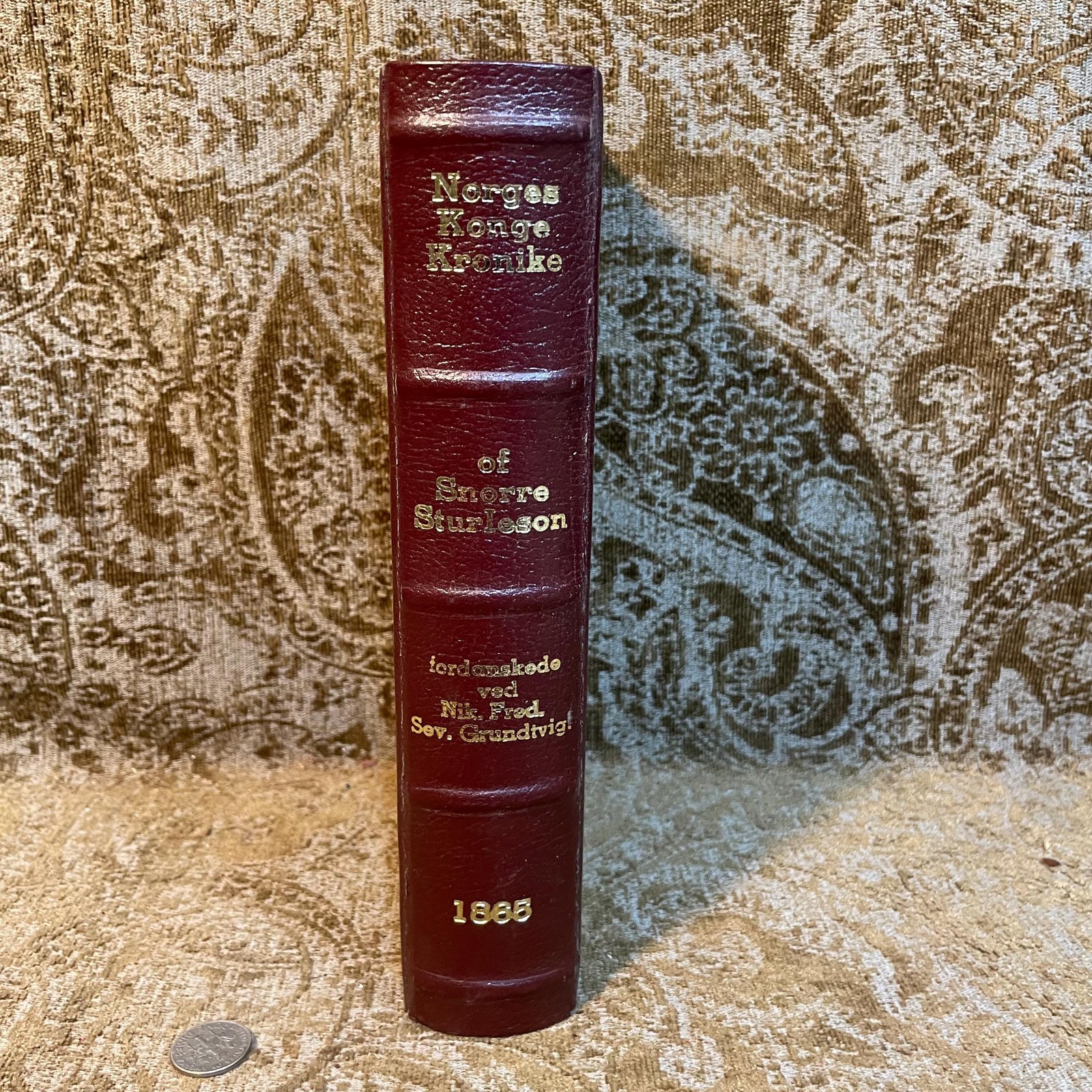 Translated from Danish: Chronicles of the Kingdoms of the North from the Middle Ages, Translated by Nik. Fred. Sev. Grundtvig. Second Volume. Snorri: The Chronicle of Norway. Chronicle of the Kings of Norway by Snorre Sturluson, — photograph 2.