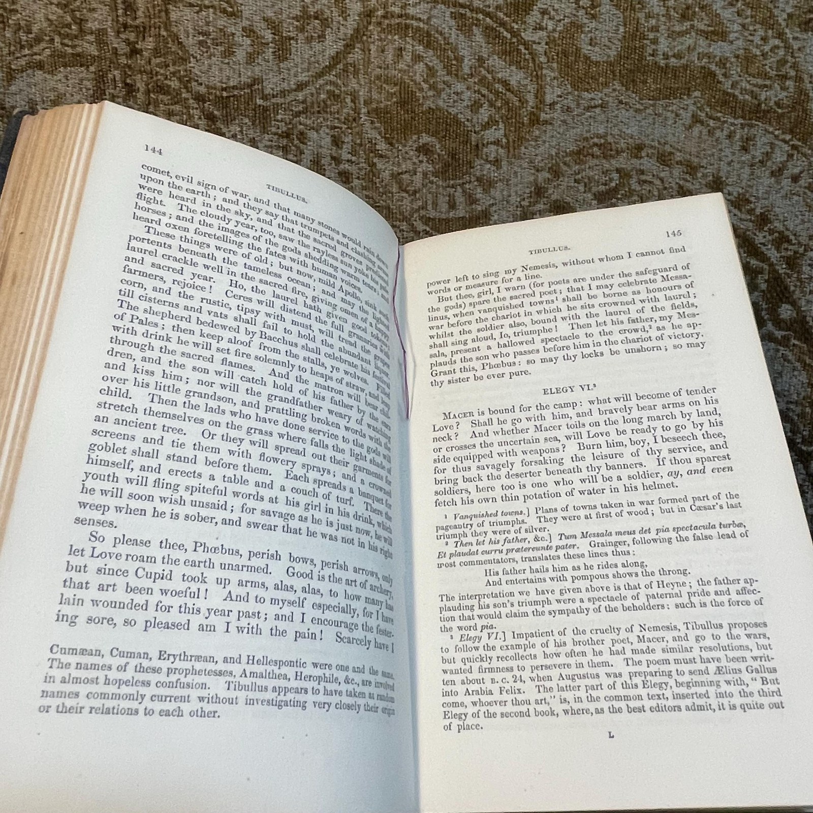 The Poems of Catullus and Tibullus, and The Virgil of Venus. A Literal Prose Translation with Notes… To Which are added The Metrical Versions of Lamb and Grainger, and a selection of Versions by other writers. — photograph 8.