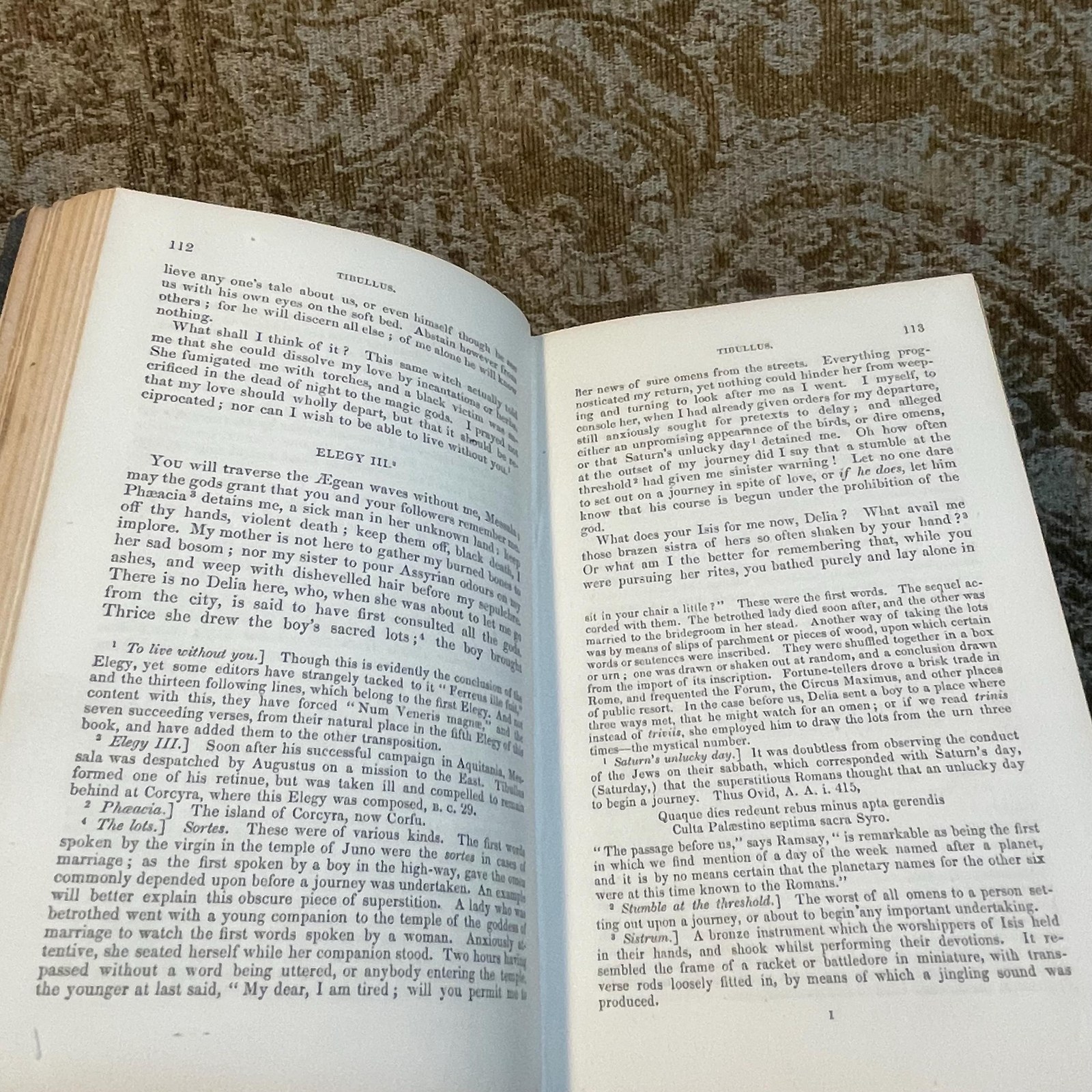 The Poems of Catullus and Tibullus, and The Virgil of Venus. A Literal Prose Translation with Notes… To Which are added The Metrical Versions of Lamb and Grainger, and a selection of Versions by other writers. — photograph 9.