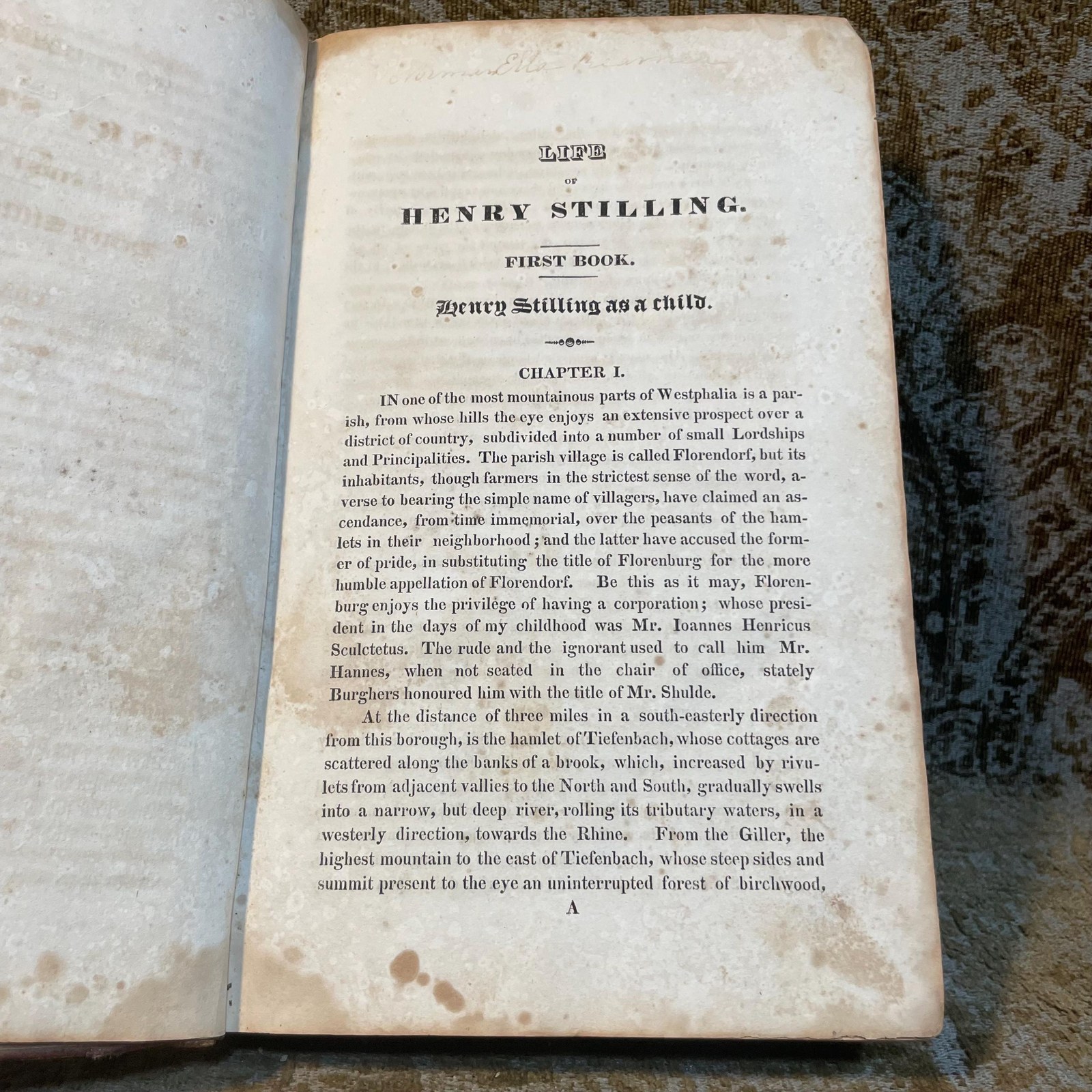 The Life of John Henry Stilling, Doctor of medicine and Philosophy, Court-counselor and Professor of Political Economy in The University of Marburg in Germany and Author of many religious Works, Translated by E.L. Hazelius… — photograph 7.
