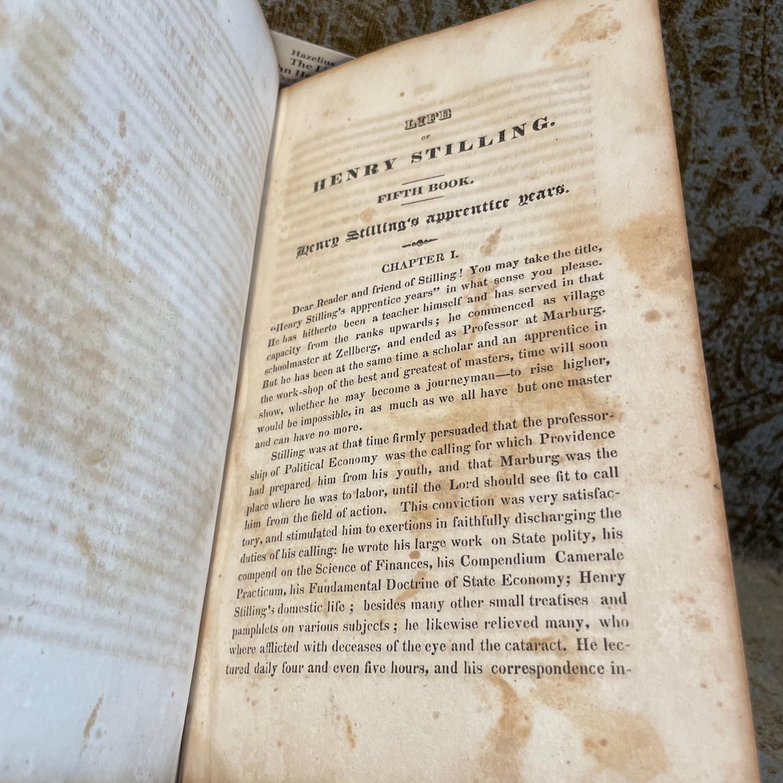 The Life of John Henry Stilling, Doctor of medicine and Philosophy, Court-counselor and Professor of Political Economy in The University of Marburg in Germany and Author of many religious Works, Translated by E.L. Hazelius… — photograph 8.