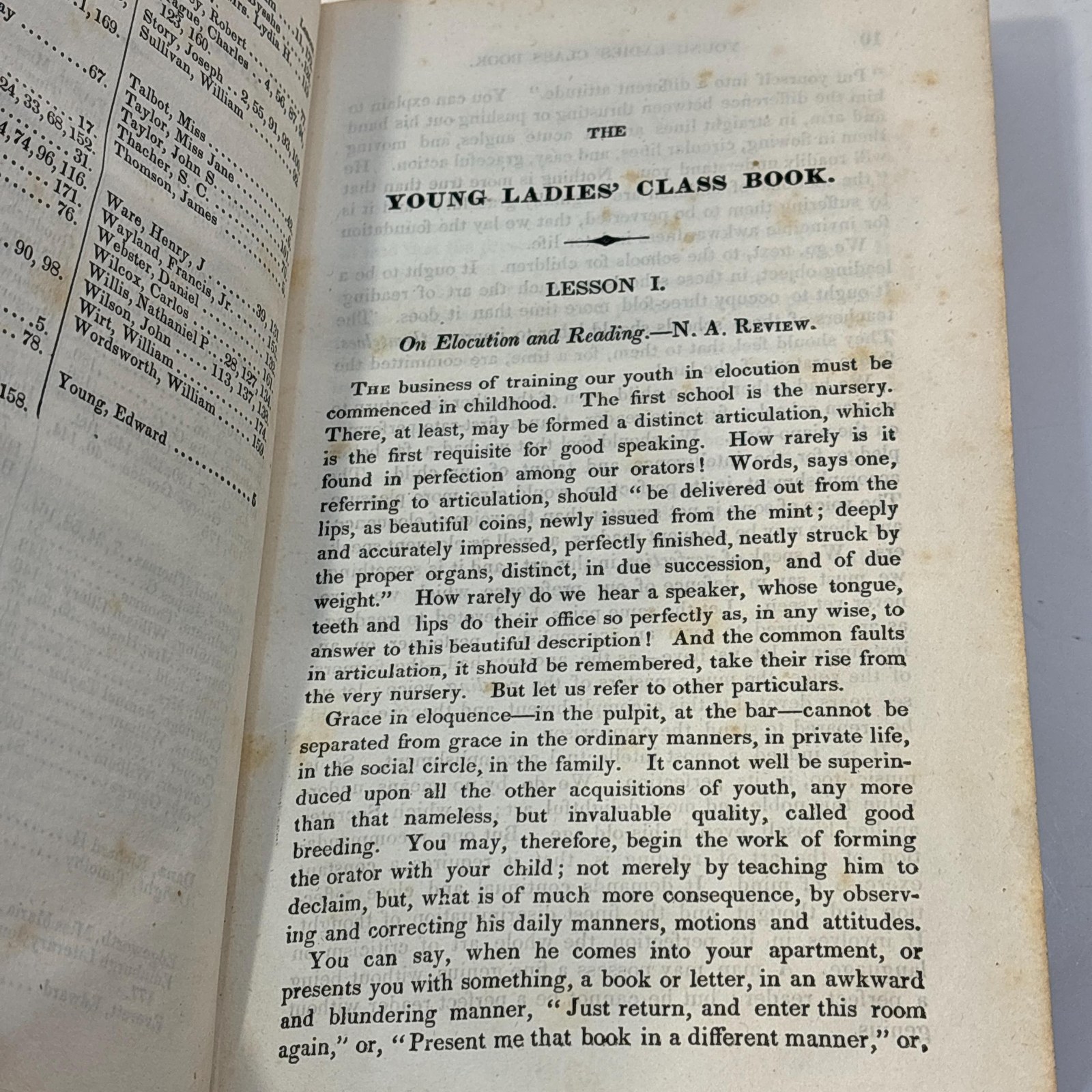 The Young Ladies' Class Book; A Selection of Lessons For Reading, in Prose and Verse. Twenty-Third Stereotype Edition — photograph 6.