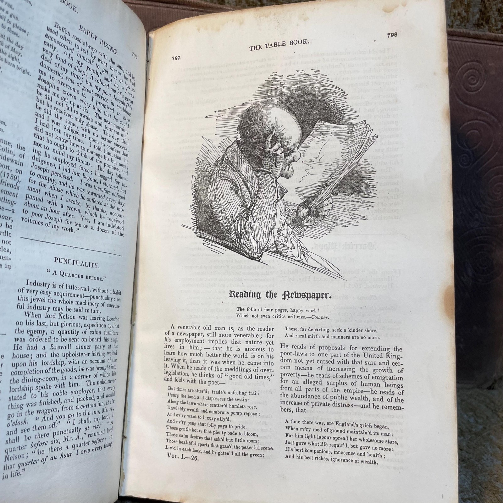 The Every-day Book and Table Book; Or, Everlasting Calendar of Popular Amusements, Sports, Pastimes, Ceremonies, Manners, Custome, and Events, Incident to Each of The Three Hundred and Sixty-Five Days, in Past and Opresent Times; Forming a Complete History of The Year, Months, and Seasons, and a Perpetual Key to The Almanac; Including Accounts of The Weather, Rules for Health and Conduct, Remarkable and Important Anecdotes, Facts, and Notices, In Chronology, Antiquities, Topography, Biography, Natural History, Art, Science, and General Literature; Derived from The Most Authentic Sources, and Valuable Original Communications, With Poetical Elucidations, For Daily Use and Diversion. ..With Four Hundred and Thrity-Six Engravings. In Three Volumes — photograph 4.