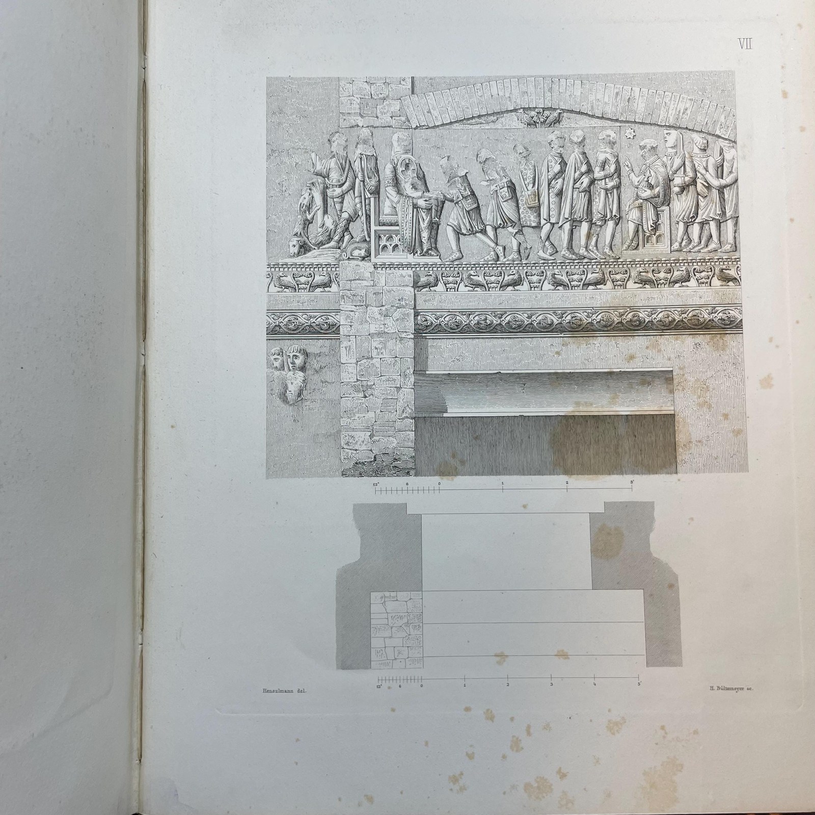 Monumenta Hungariae Archaeologica. Magyarországi régészeti emlékek. Kiadja a Magyar Tudományos Akadémiának Archaeológiai Bizottsága. I. kötet. Pécsnek középkori régiségei. I. rész. A pécsi székes-egyháznak építészete. Irta Henszlmann Imre. ---AND--- PÉCSNEK RÉGISÉGEI III. RÉSZ Első És Második Függelék A Pécsi Székes-Egyház Magán-Irataihozm És A Pécsi Ő-Keresztény Sír-Kamará. Translated: Monumenta Hungariae Archaeologica. Archaeological Memories of Hungary. Published by the Archaeological Commission of the Hungarian Academy of Sciences. Volume I, II ---AND--- 1874 ANTIQUITIES OF PÉCS PART III First and Second Appendices To the Private Archives of the Cathedral of Pécs And The Early Christian Burial Chamber of Pécs — photograph 6.