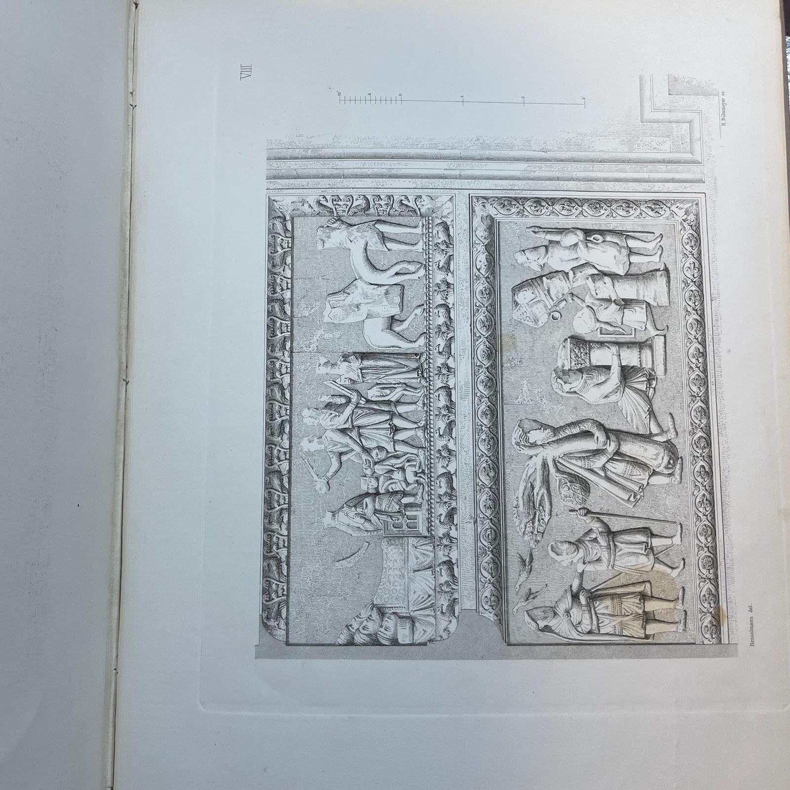 Monumenta Hungariae Archaeologica. Magyarországi régészeti emlékek. Kiadja a Magyar Tudományos Akadémiának Archaeológiai Bizottsága. I. kötet. Pécsnek középkori régiségei. I. rész. A pécsi székes-egyháznak építészete. Irta Henszlmann Imre. ---AND--- PÉCSNEK RÉGISÉGEI III. RÉSZ Első És Második Függelék A Pécsi Székes-Egyház Magán-Irataihozm És A Pécsi Ő-Keresztény Sír-Kamará. Translated: Monumenta Hungariae Archaeologica. Archaeological Memories of Hungary. Published by the Archaeological Commission of the Hungarian Academy of Sciences. Volume I, II ---AND--- 1874 ANTIQUITIES OF PÉCS PART III First and Second Appendices To the Private Archives of the Cathedral of Pécs And The Early Christian Burial Chamber of Pécs — photograph 8.