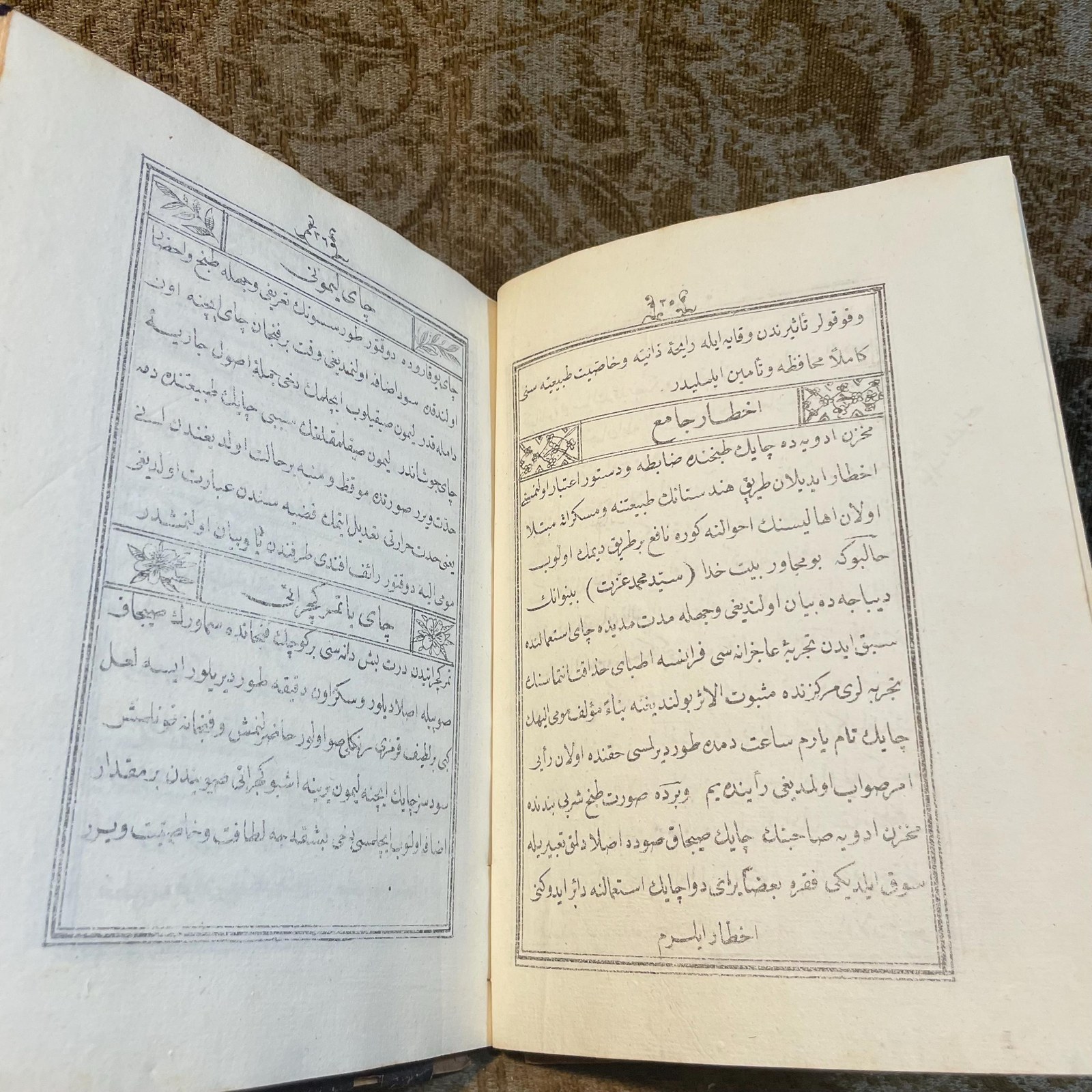 Çay Risâlesi Translated: The Book of Tea (1889 reprint of 1295 text. — photograph 5.