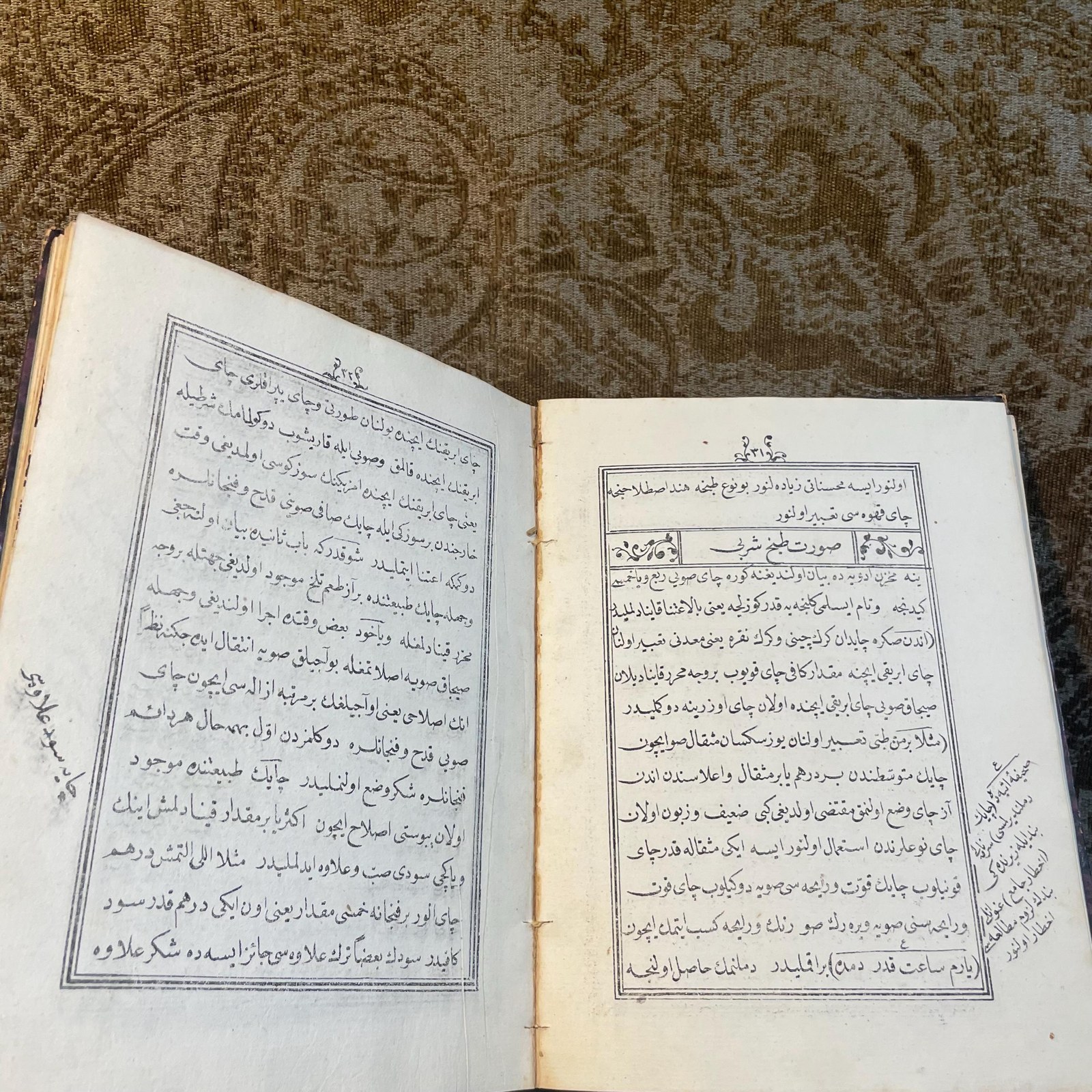 Çay Risâlesi Translated: The Book of Tea (1889 reprint of 1295 text. — photograph 9.