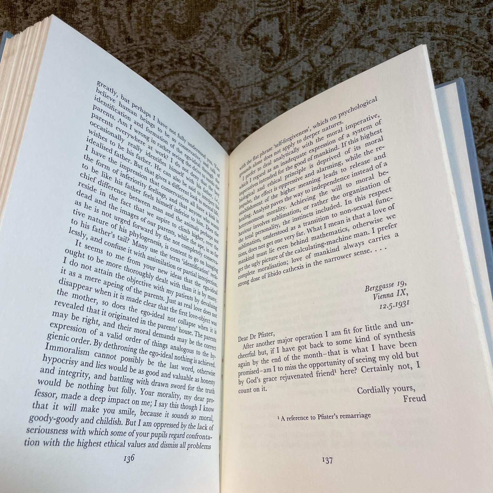 Psychoanalysis and Faith. The Letters of Sigmund Freud & Oskar Pfister — photograph 10.