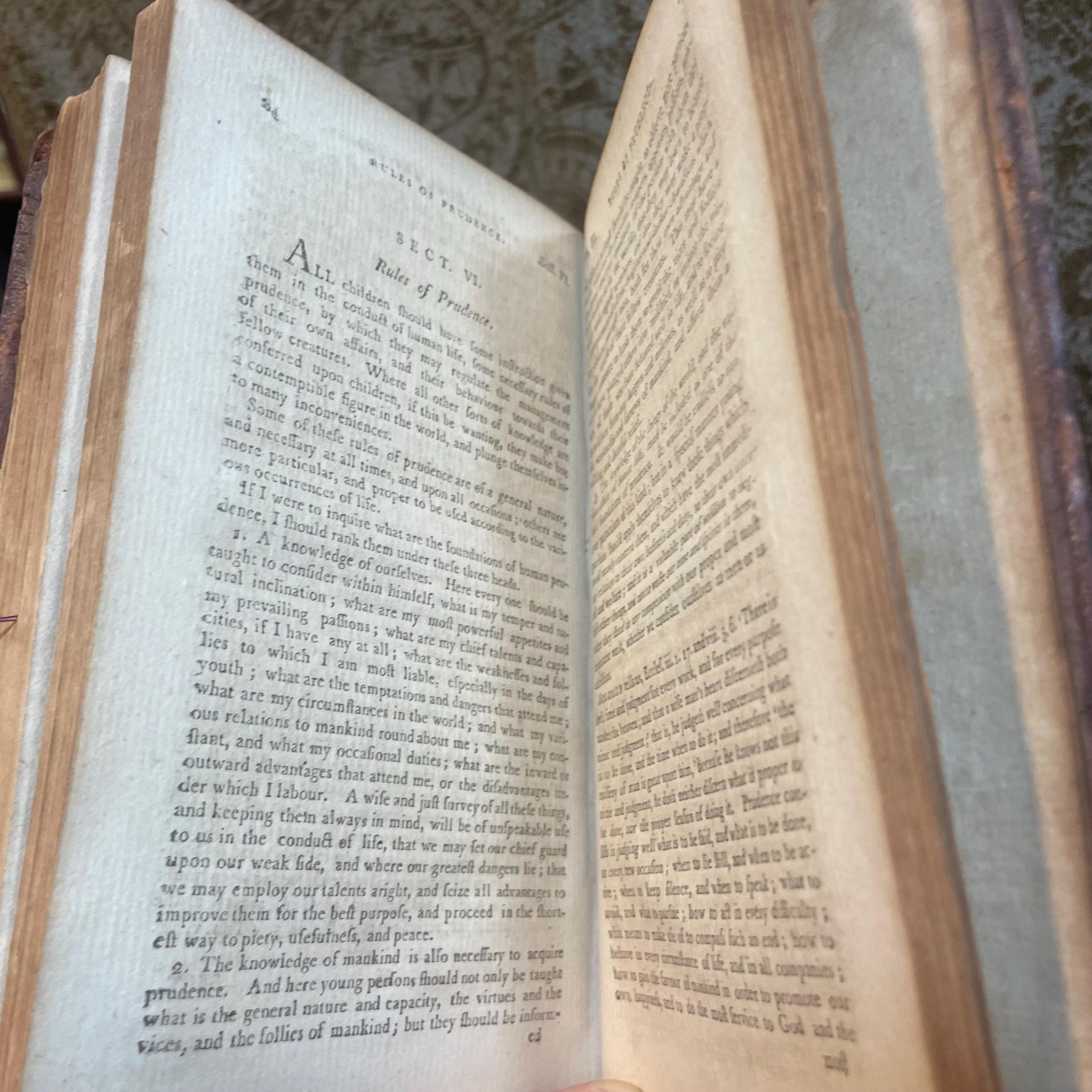 The Improvement of The Mind: Or a Suplement to the Art of Logic, In Two Parts. Also his Posthumous Works, Published from The Manuscript, by D. Jennings, D.D. and P. Doddridge, D.D. — photograph 9.