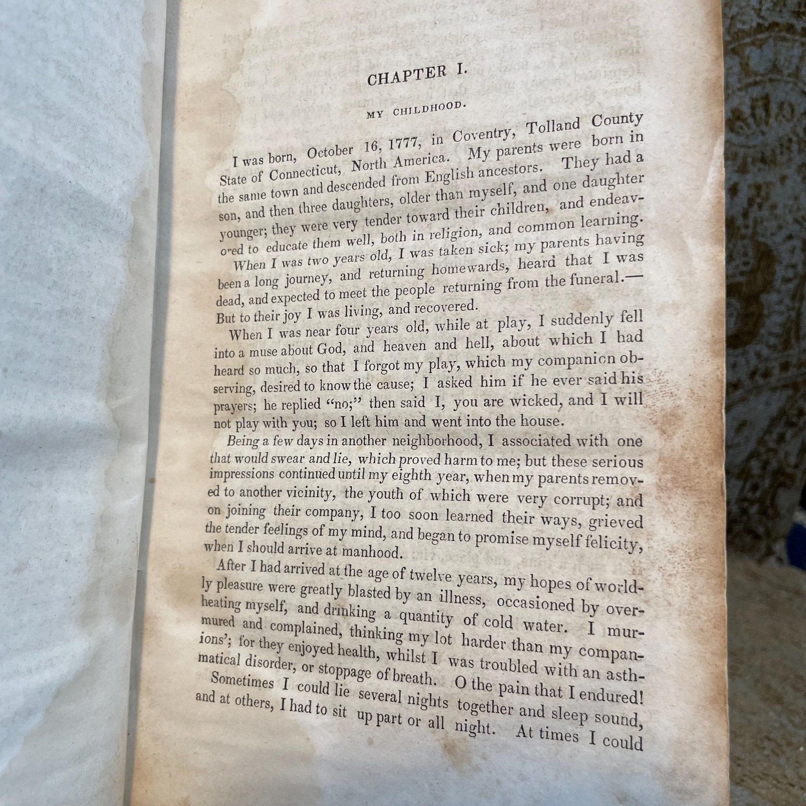 History of Cosmopolite; Or The Four Volumes of Lorenzo Dow's Journal Concentrated in One.. Containing His Experience and Travels, From Childhood to Near his Fiftieth Year. Also His Polemical Writings; Consisting of I. His Chain, With Five Links, Two Hooks and a Swivel. II. Reflections on Matrimony. III. Analects Upon The Rights of Man. IV. A Journey From Babylon to Jerusalem. V. Dialogue Between The Curious and Singular. VI. Hints on The Fulfilment of Prophesy. VII. On Church Government and The Ministry, &c. &c. To Which is Added The "Journey of Life" by Peggy Dow. Fifth Edition. Revised and Corrected, with Notes. — photograph 8.