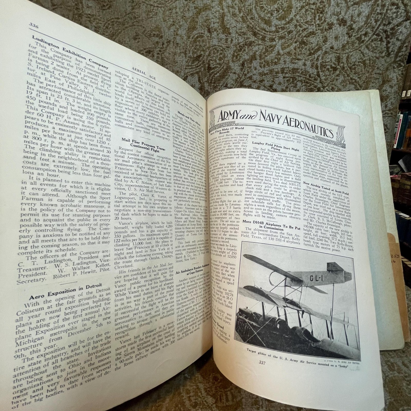 Aerial Age, Vol.16, No. 1-7 January-July 1923 — photograph 8.