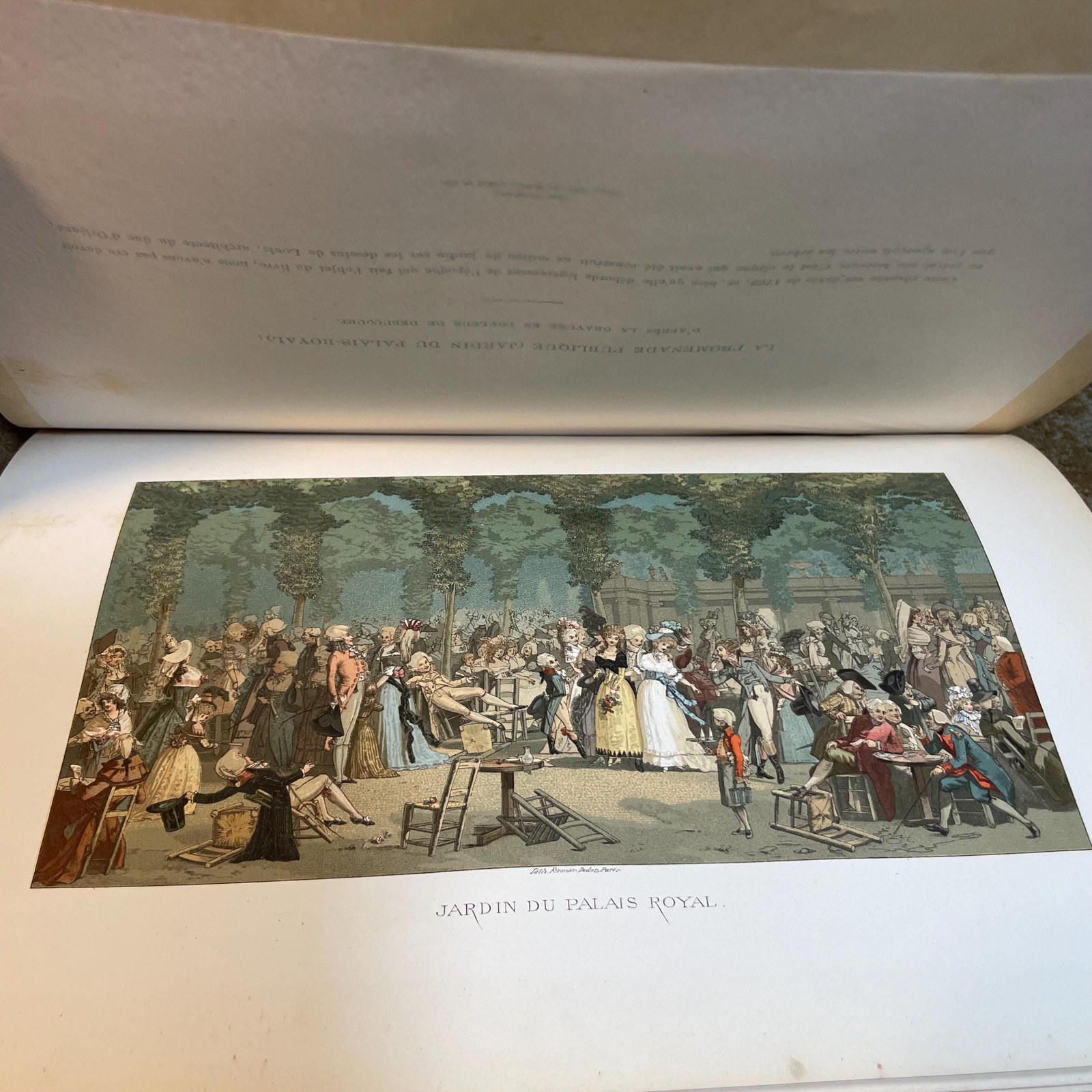 XVIII Siècle, Institutions, Usages Et Costumes. France, 1700–1789. Ouvrage Illustré De 21 Chromolithographies Et De 350 Gravures Sur Bois, D’Après Watteau, Vanloo, Rigaud, Boucher, Greuze, Lancret, J. Vernet, Chardin, Jeaurat, Bouchardon, Saint-Aubin, Eisen, Gravelot, Moreau, Cochin, Wille, Debucourt, Etc. Quatrième Édition. Translated: Eighteenth Century, Institutions, Usages And Costumes. France, 1700–1789. Illustrated Work With 21 Chromolithographs And 350 Wood Engravings, After Watteau, Vanloo, Rigaud, Boucher, Greuze, Lancret, J. Vernet, Chardin, Jeaurat, Bouchardon, Saint-Aubin, Eisen, Gravelot, Moreau, Cochin, Wille, Debucourt, Etc. Fourth Edition. — photograph 4.