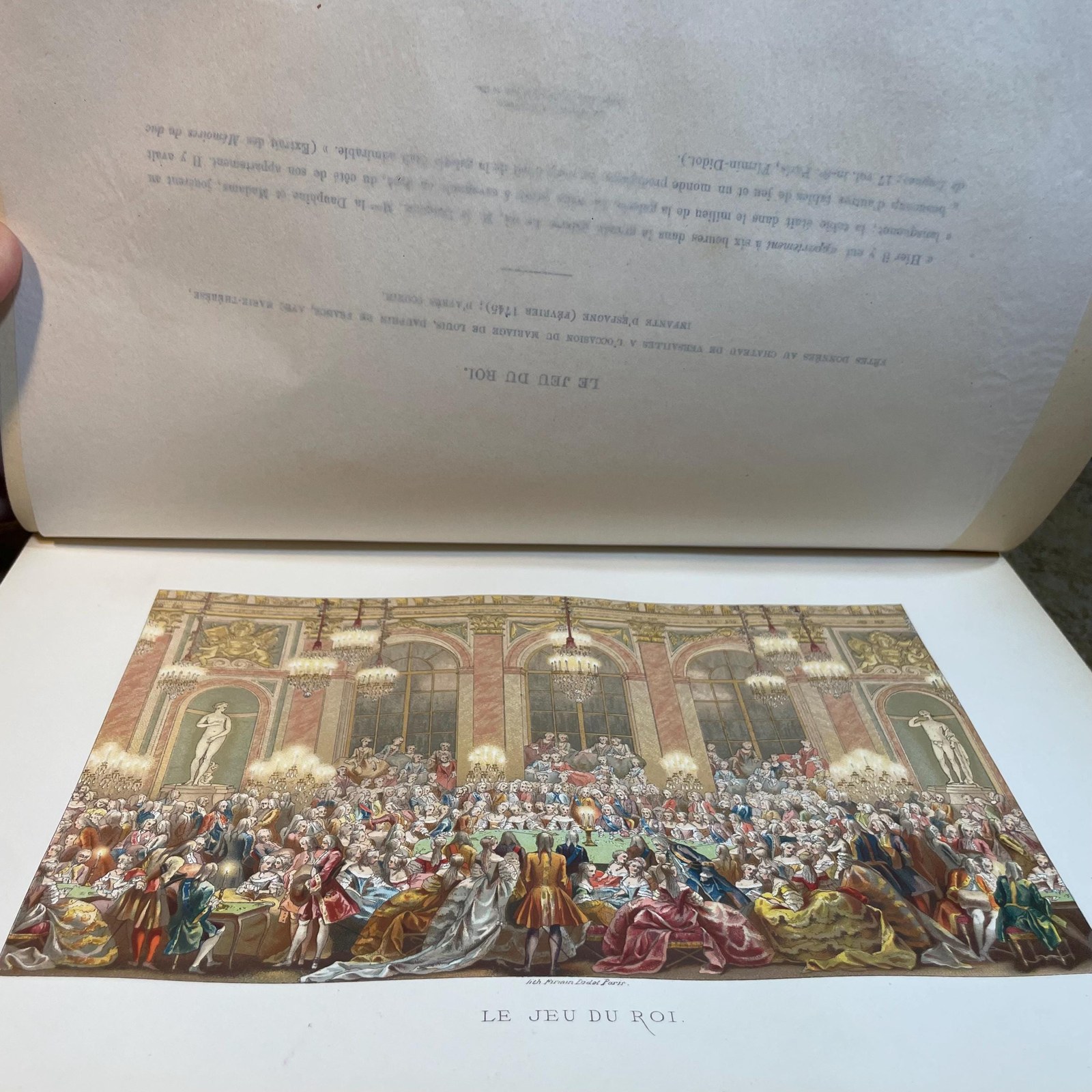 XVIII Siècle, Institutions, Usages Et Costumes. France, 1700–1789. Ouvrage Illustré De 21 Chromolithographies Et De 350 Gravures Sur Bois, D’Après Watteau, Vanloo, Rigaud, Boucher, Greuze, Lancret, J. Vernet, Chardin, Jeaurat, Bouchardon, Saint-Aubin, Eisen, Gravelot, Moreau, Cochin, Wille, Debucourt, Etc. Quatrième Édition. Translated: Eighteenth Century, Institutions, Usages And Costumes. France, 1700–1789. Illustrated Work With 21 Chromolithographs And 350 Wood Engravings, After Watteau, Vanloo, Rigaud, Boucher, Greuze, Lancret, J. Vernet, Chardin, Jeaurat, Bouchardon, Saint-Aubin, Eisen, Gravelot, Moreau, Cochin, Wille, Debucourt, Etc. Fourth Edition. — photograph 6.