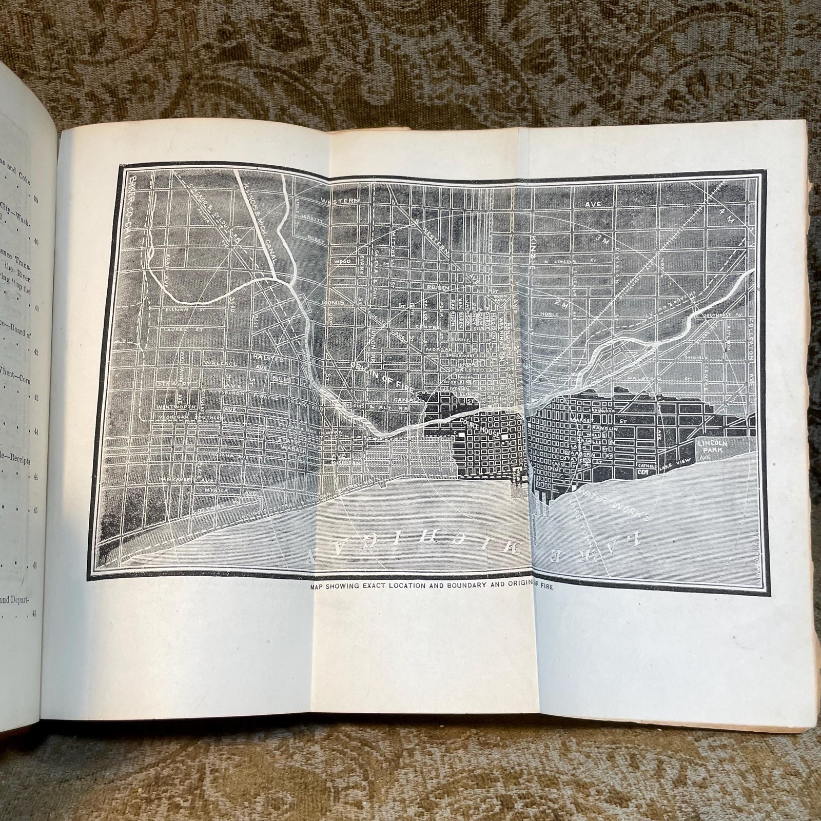 The Great Conflagration. Chicago: Its Past, Present and Future. Embracing a Detailed narrative of The Great Conflagrtion in The North, South, and West Divisions: Origib, Progress and Results of The Fire. Prominent Buildings Burned, Character of zbuildings, Losses and Insurance, Graphic Description of The Flames, Scenes and Incidents, Loss of Life, The Flight of The People. Also, A Condensed History of Chicago, Its Population, Growth and Great Public Works. And, A Statement of All the Great Fires of The World. With Numerous Illustrations. — photograph 7.