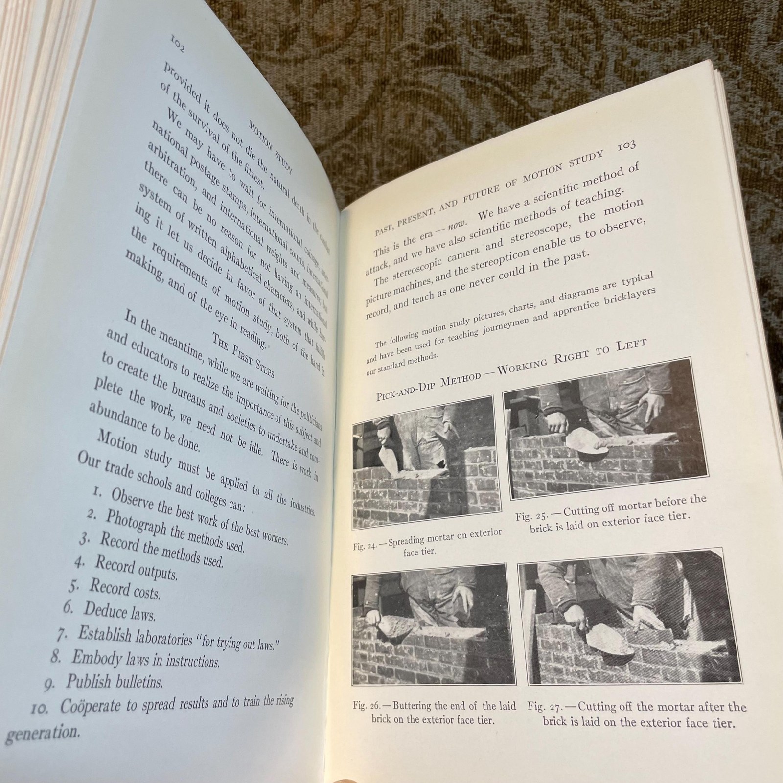Motion Study A Method for Increasing the Efficiency of The Workman. With an Introduction by Robert Thurston Kent — photograph 9.