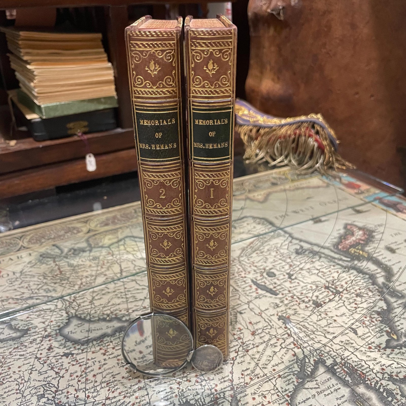 Memorials of Mrs. Hemans With Illustrations of Her literary Character from Her Private Correspondence. In Two Volumes. — photograph 2.