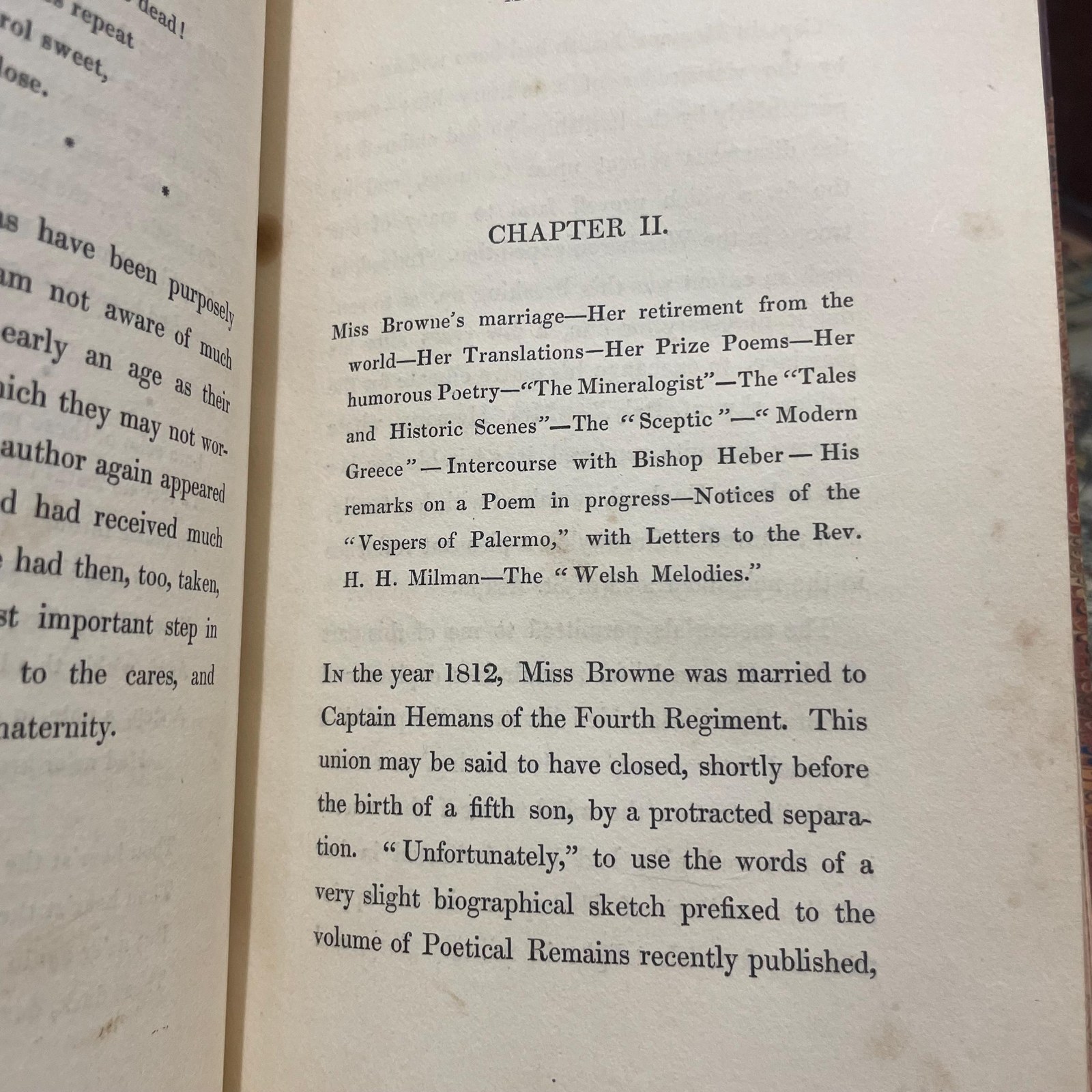 Memorials of Mrs. Hemans With Illustrations of Her literary Character from Her Private Correspondence. In Two Volumes. — photograph 8.