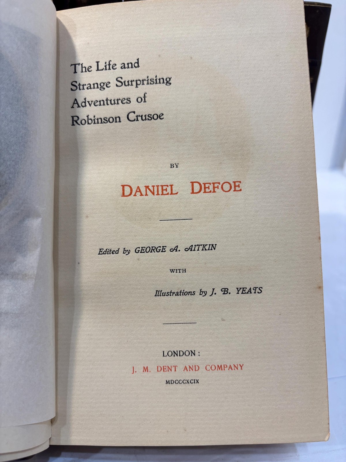 Romances and Narratives of Daniel Defoe in Sixteen (11) Volumes — photograph 5.