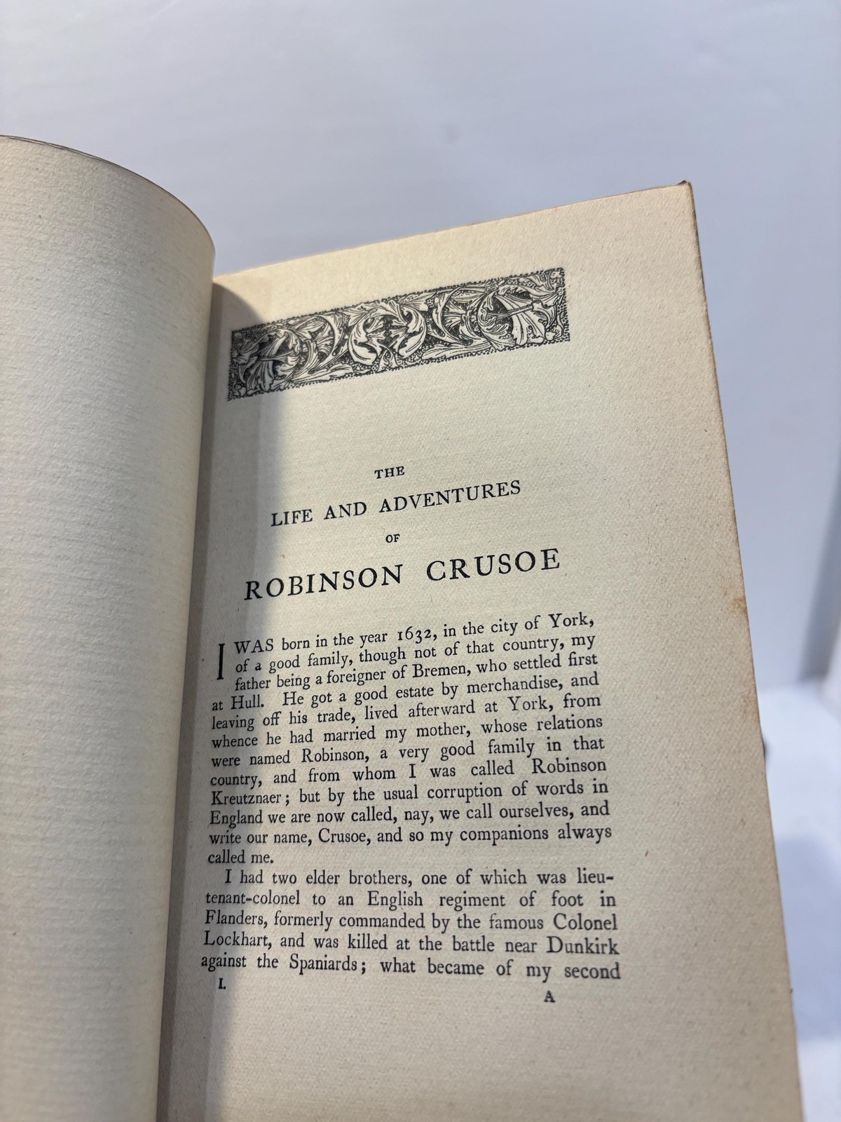 Romances and Narratives of Daniel Defoe in Sixteen (11) Volumes — photograph 7.